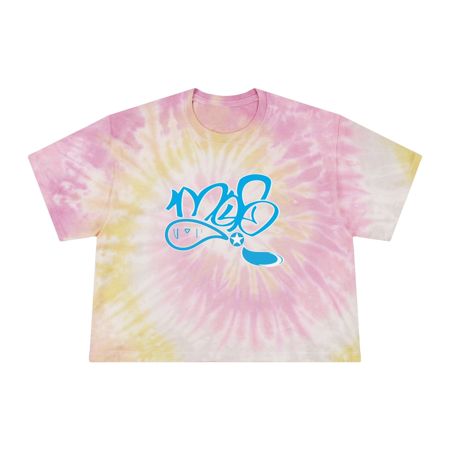 Stylish Women's Tie-Dye Crop Tee, Bohemian Summer Shirt, Vintage Graphic Crop Top, Festival Wear, Casual Beach Top