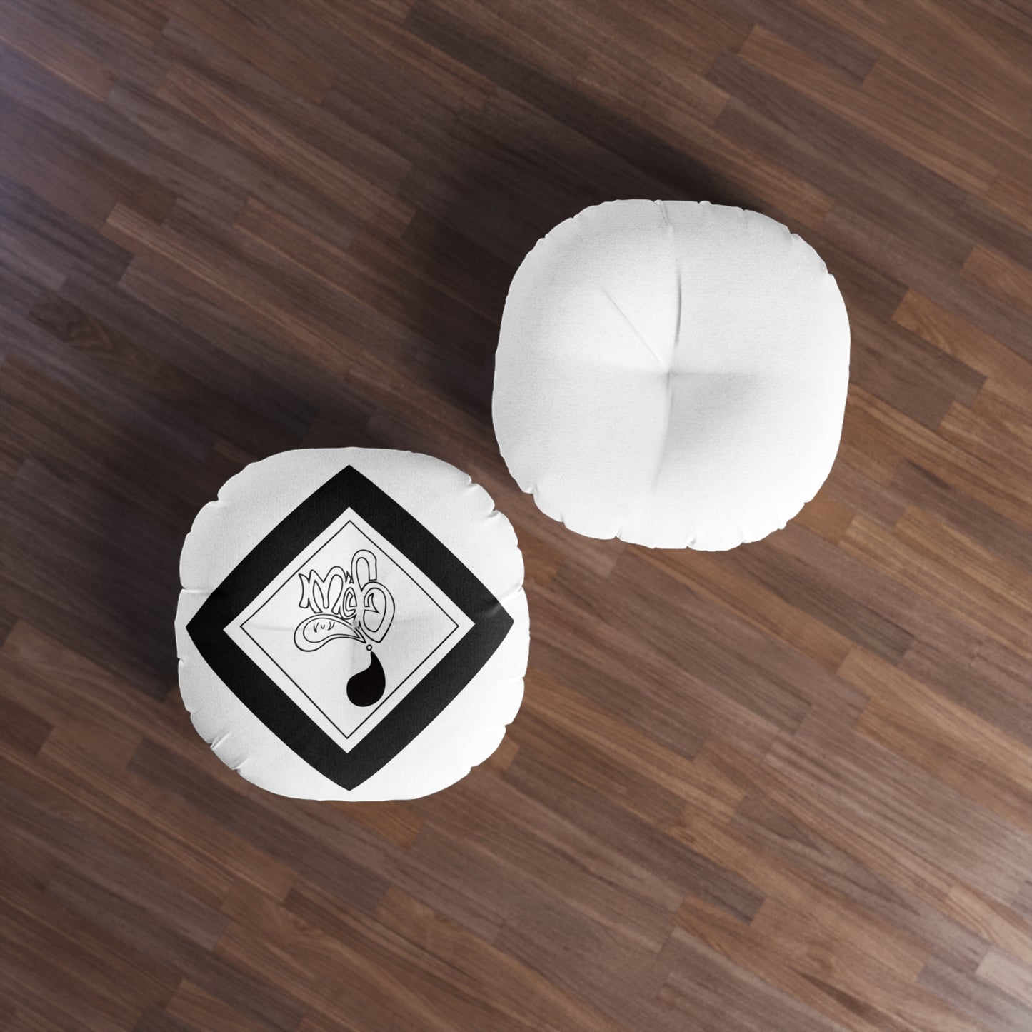 Stylish Round Tufted Floor Pillow, Modern Home Decor Cushion, Cozy Seating Accessory, Unique Gift Ideas, Living Room Comfort