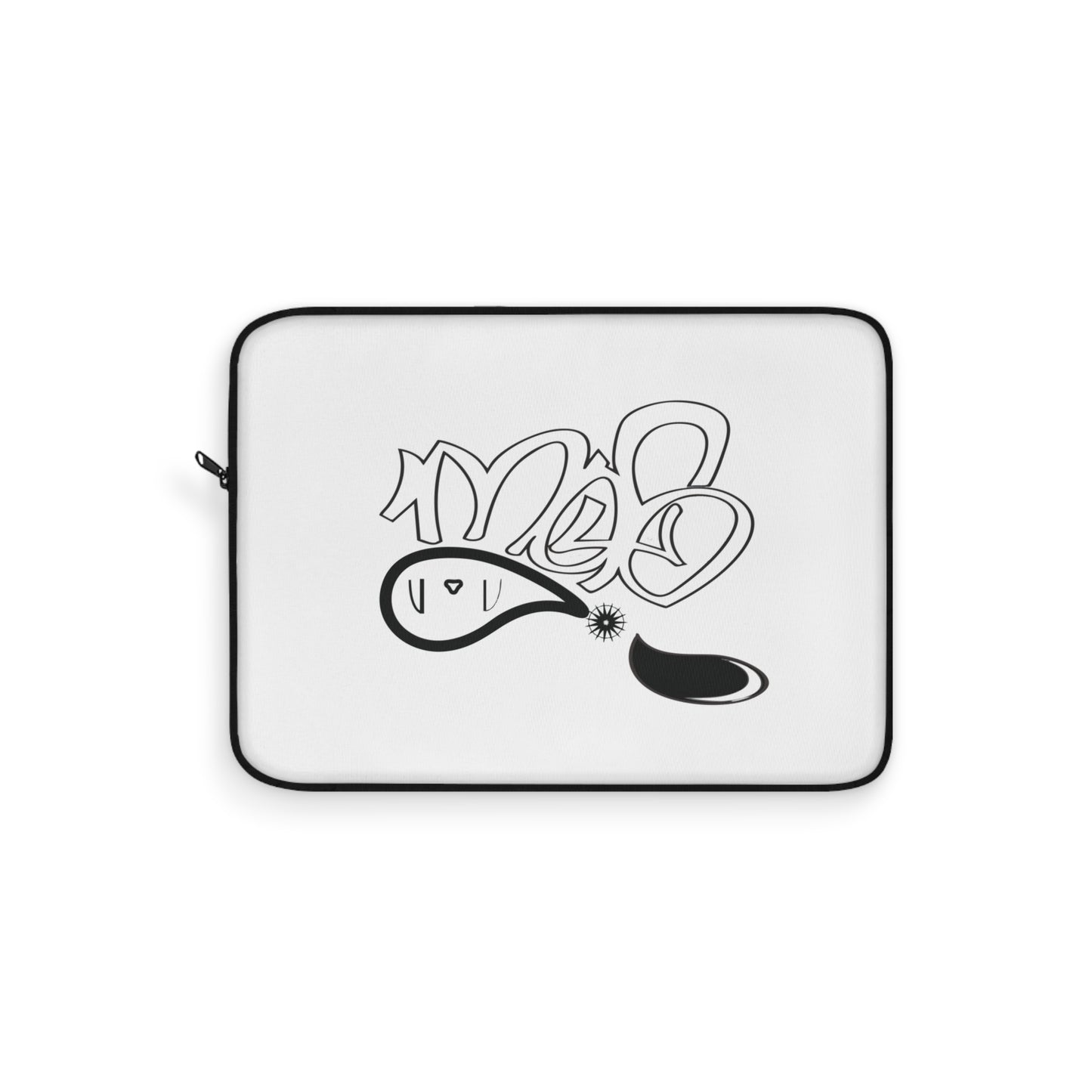 Stylish Laptop Sleeve with Unique Graffiti Design, Urban Tech Case, Gift for Students, Artists, Birthday Present, Cool Accessory