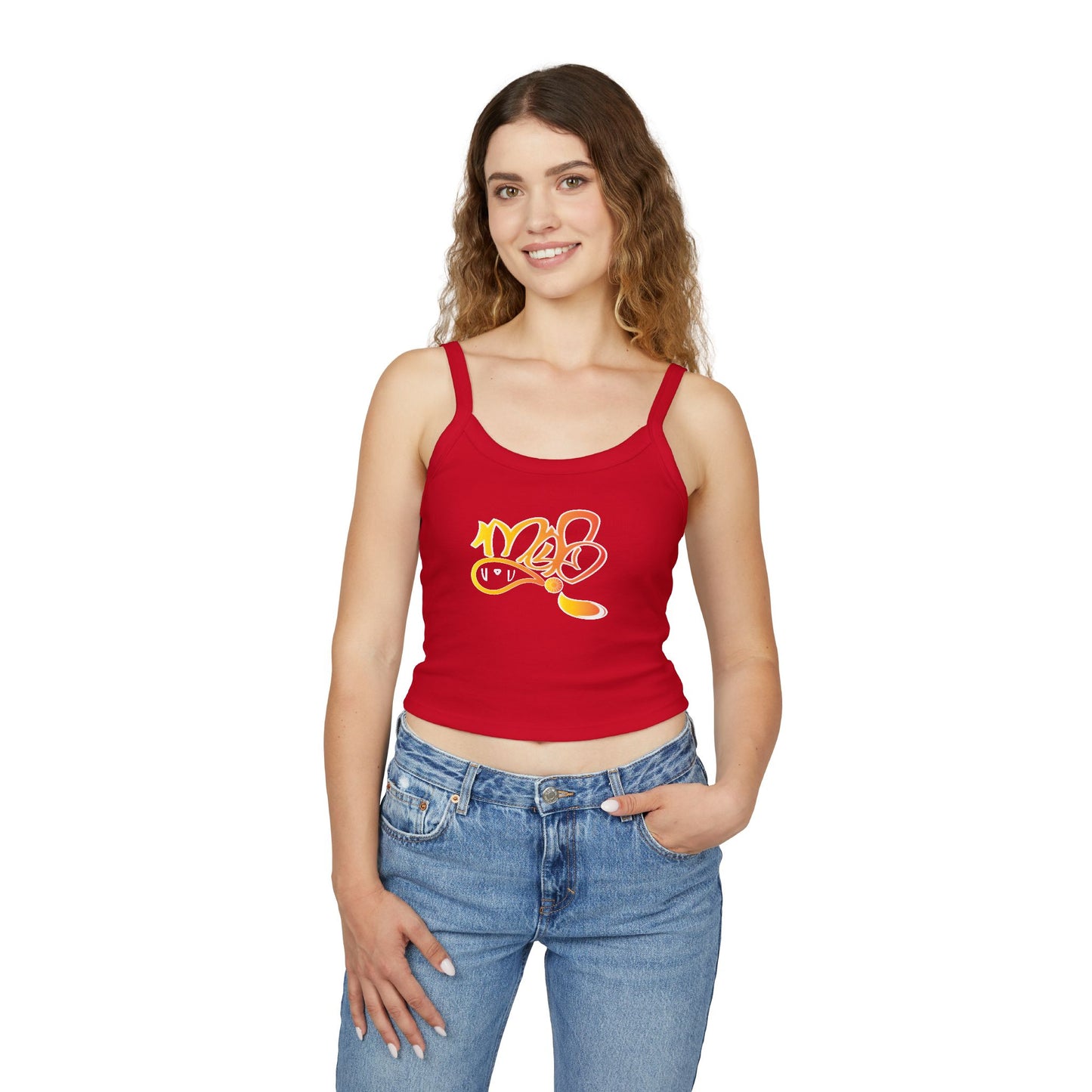 Stylish Women's Spaghetti Strap Tank Top | Trendy Summer Top, Casual Wear, Beach Vacation, Graphic Design, Gift for Her