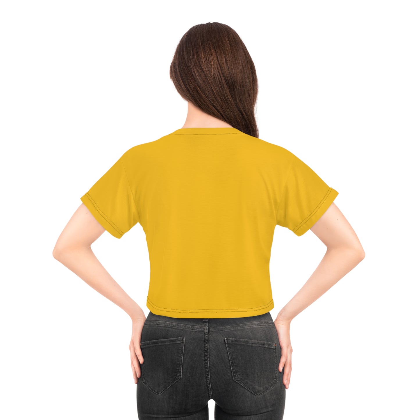 Vibrant Graphic Crop Tee, Casual Streetwear Top, Summer Fashion Statement, Perfect for Festivals and Parties