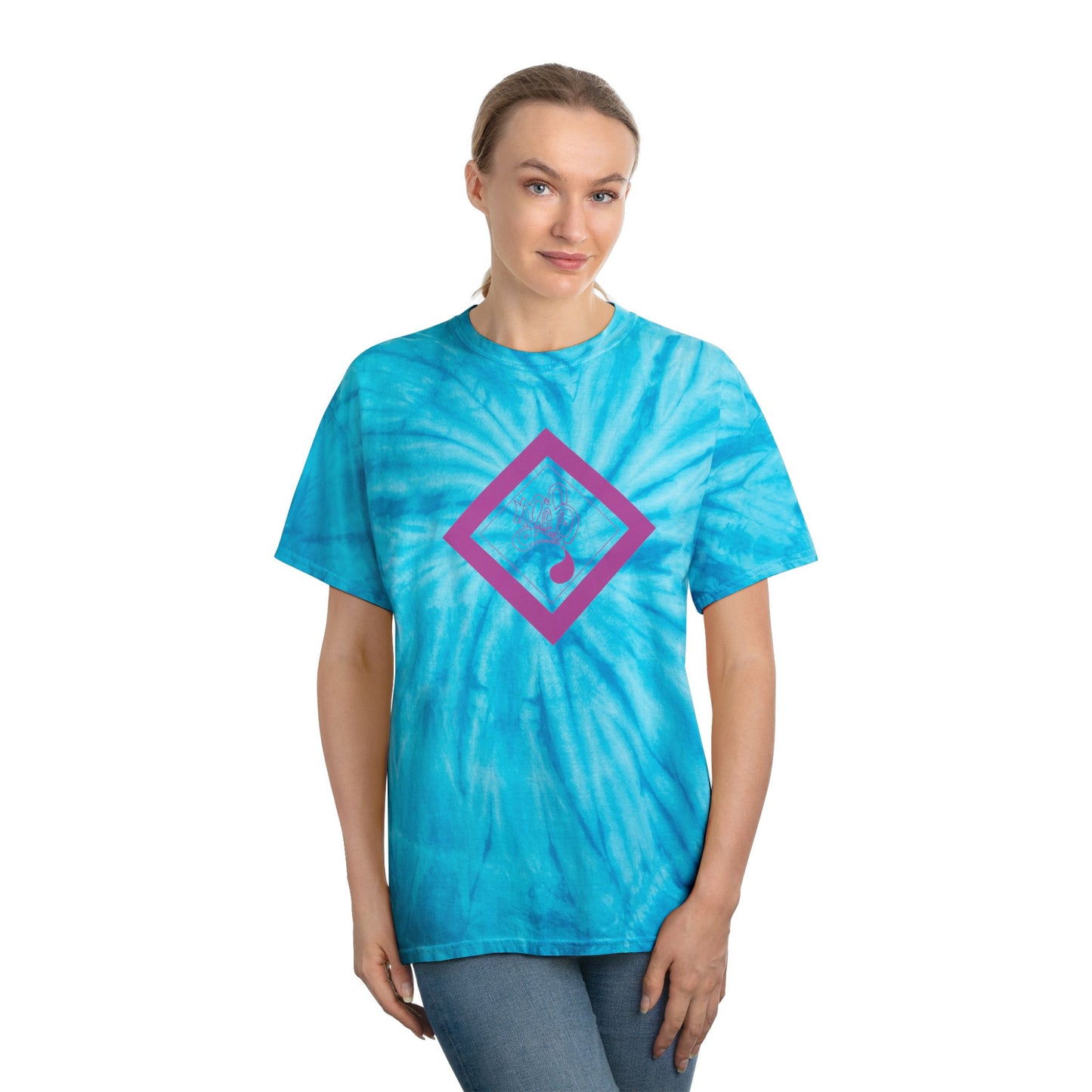 Sunny Cyclone Tie-Dye Tee, Vintage Summer Tee, Festival Wear, Boho Style Shirt, Gift for Her, Unisex Tie-Dye Shirt