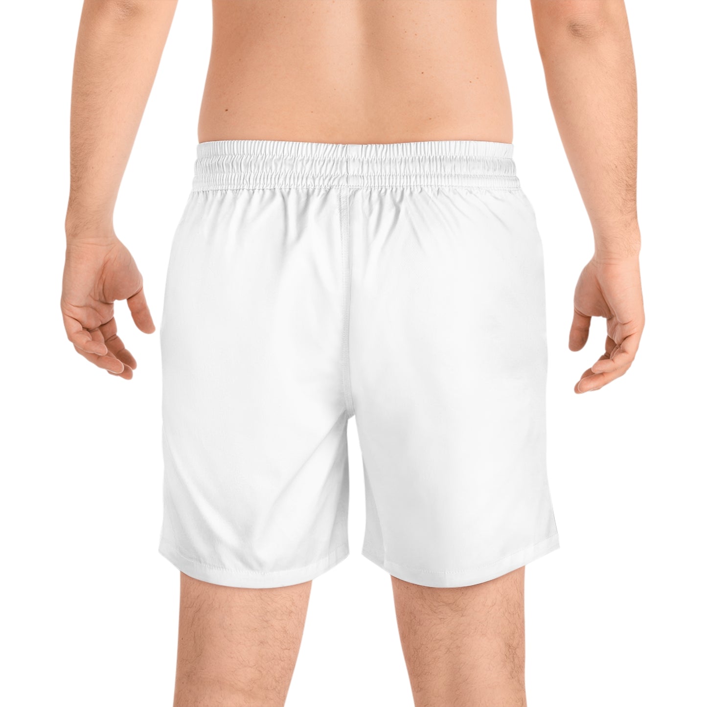 Men's Mid-Length Swim Shorts with Bold Graphic Design - Perfect for Beach, Poolside, Summer Vacations, Gifts for Him, Casual Wear