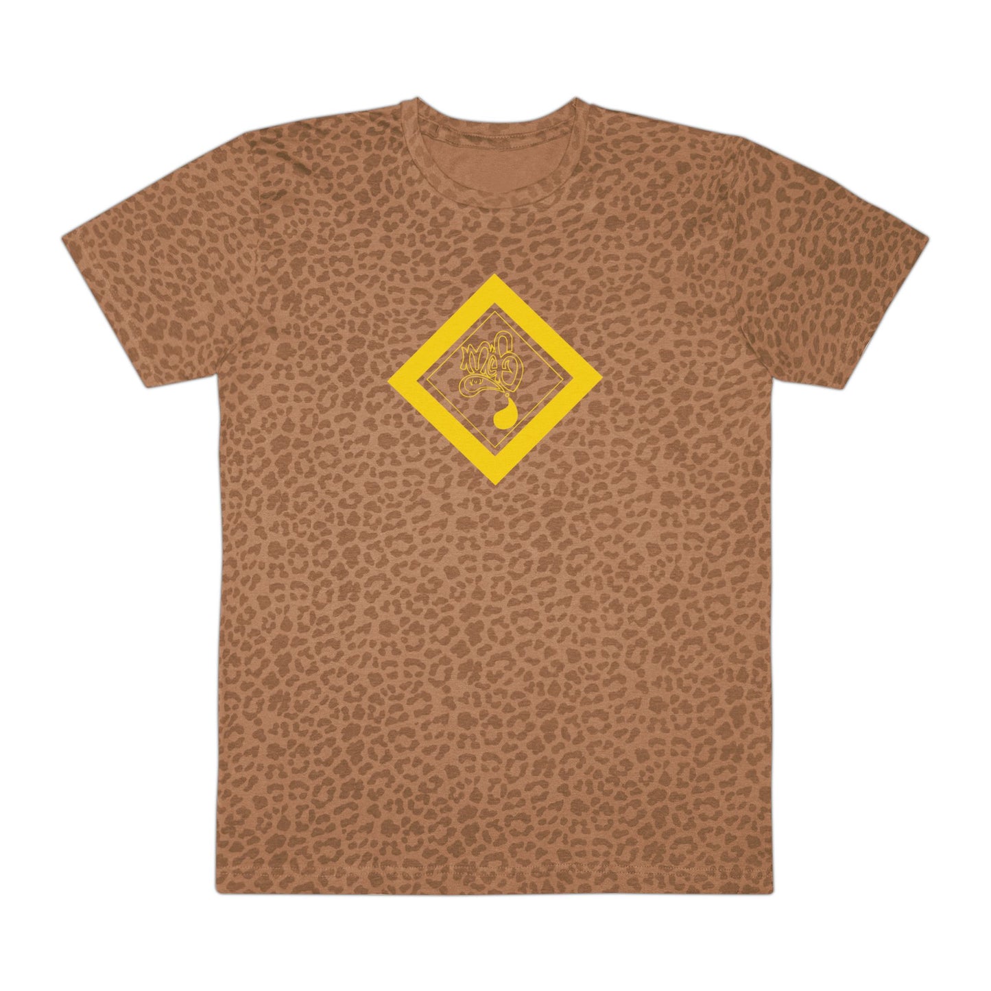 Urban Jungle Men's Fine Jersey Tee - Leopard Print, Casual Wear, Gift for Him, Trendy Fashion, Summer Style