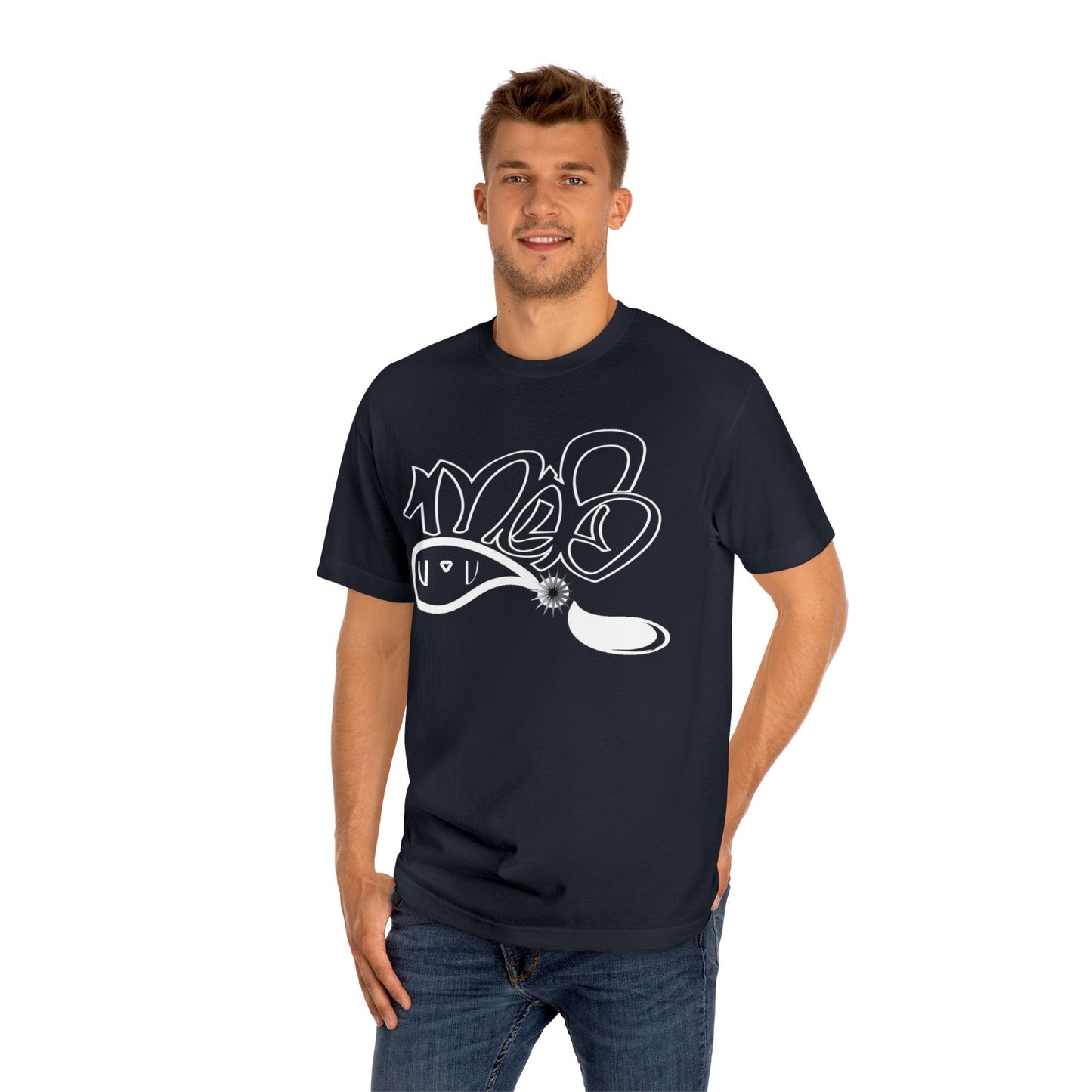 Unisex Classic Tee with Abstract Design, Casual Wear, Gift for Friends, Streetwear, Summer Style, Everyday Comfort