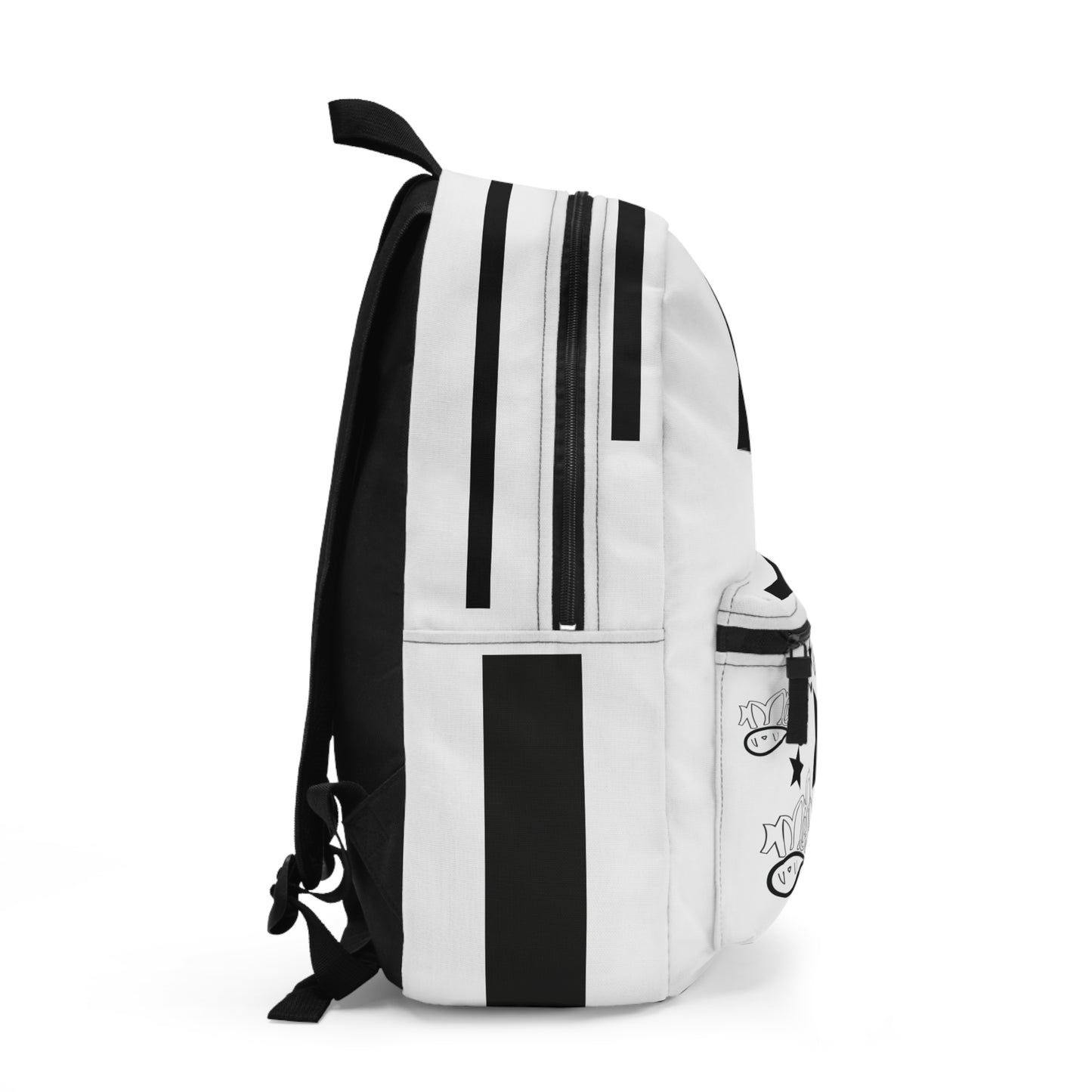 Stylish Star-Print Backpack for Trendy Individuals, School Backpack, Travel Bag, Daily Use, Gift for Students