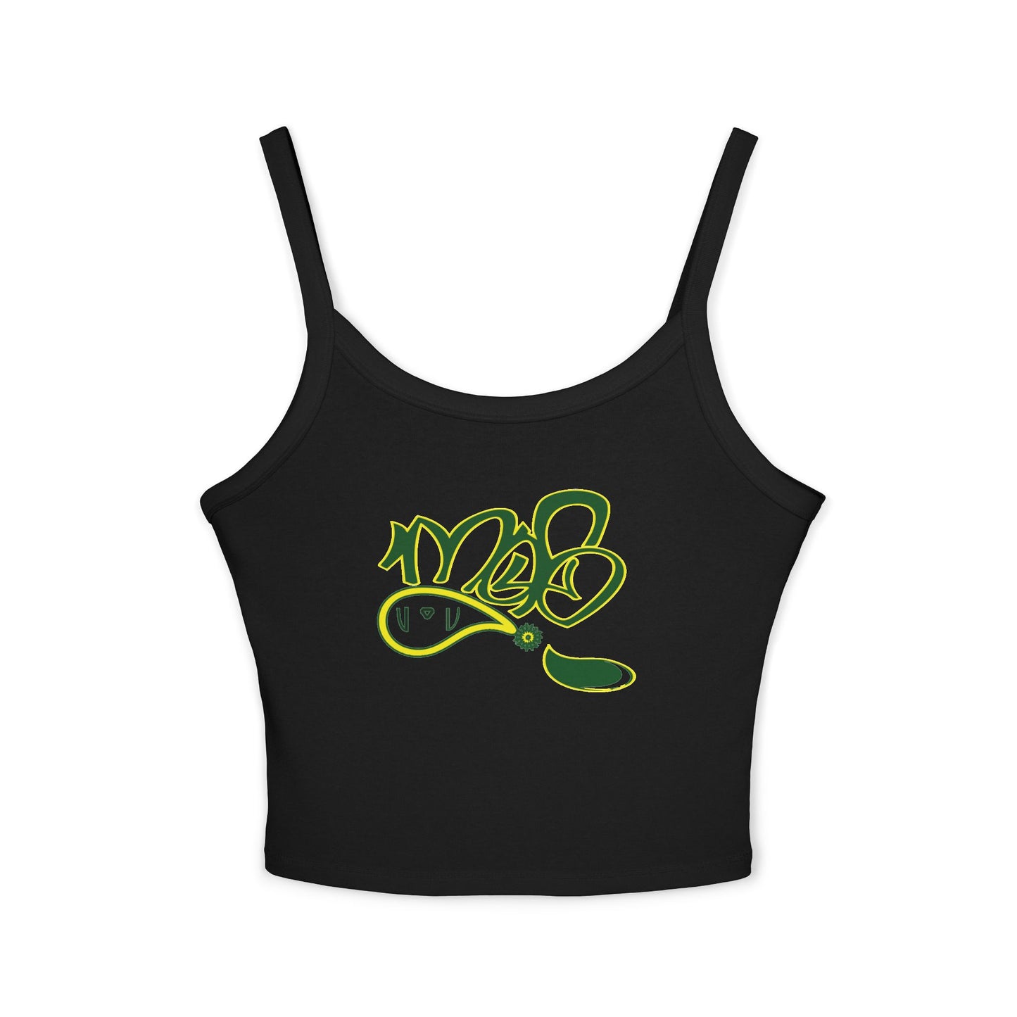 Trendy Graphic Spaghetti Strap Tank Top for Women, Summer Top, Casual Wear, Festival Outfit, Gift for Her