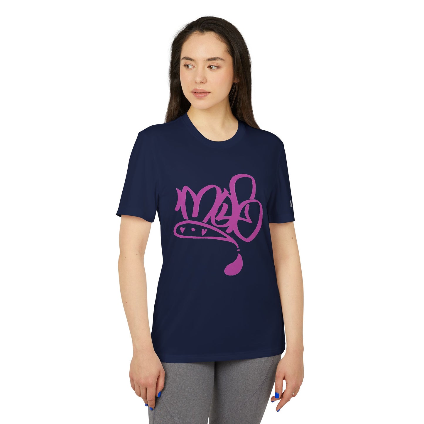 Unisex Sport T-shirt with Graffiti Design, Athletic Shirt, Casual Wear, Fitness Outfit, Trendy Workout Tee