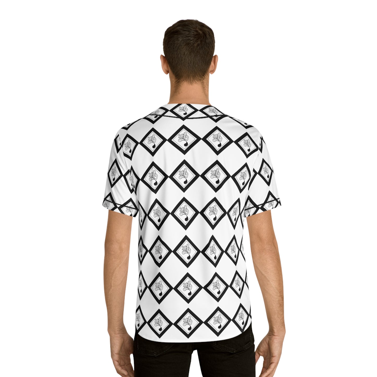 Stylish Men's Baseball Jersey, AOP, Sporty Shirt, Casual Wear, Unique Gift, Summer Outfit, Team Spirit