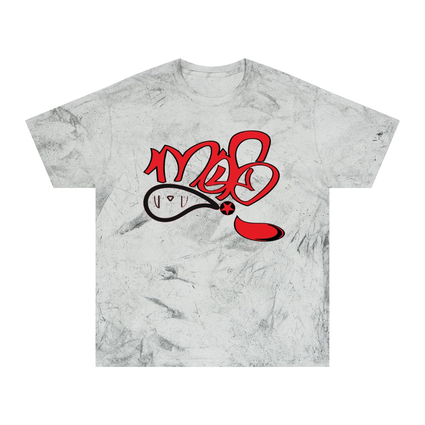Color Blast Graphic Tee for Festival Vibes, Unisex T-Shirt, Streetwear, Summer Fashion, Creative Expression, Casual Style