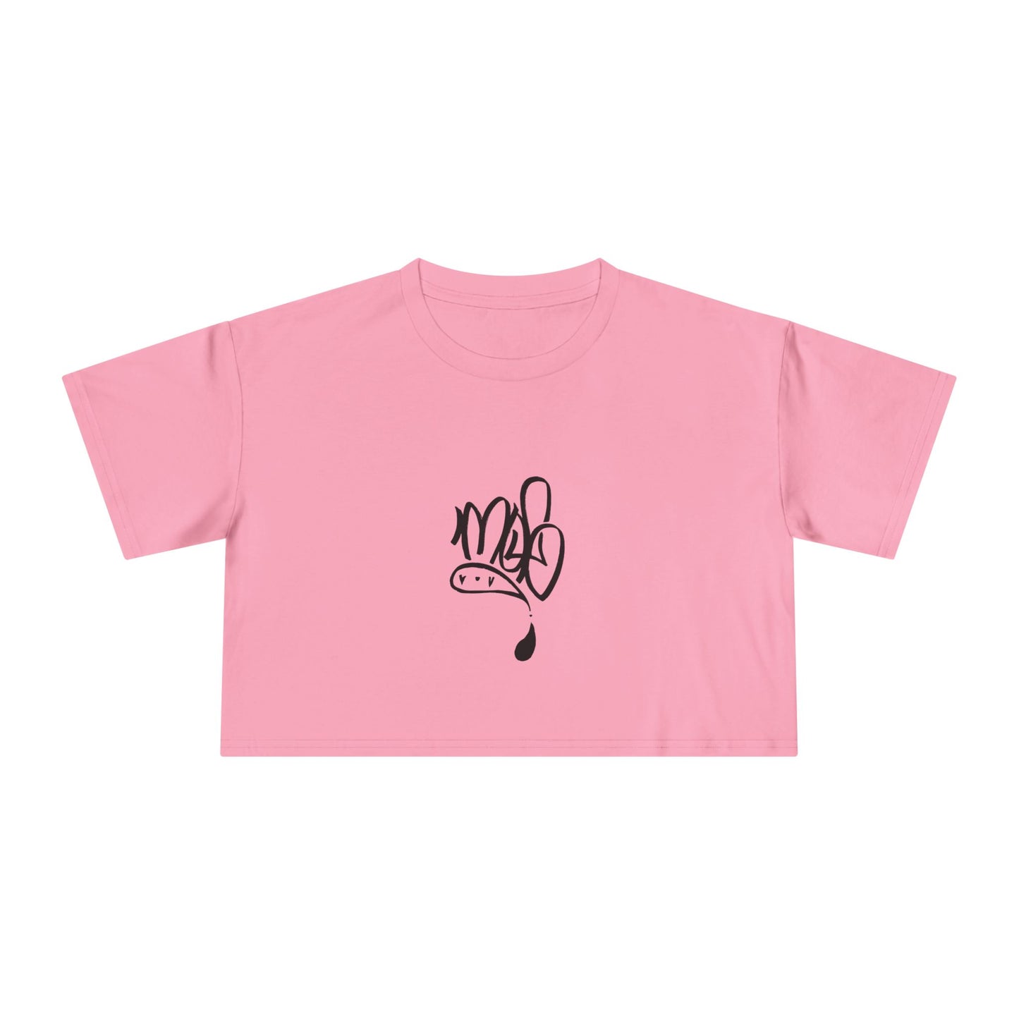 Trendy Women's Crop Tee with Unique Design, Casual Summer Top, Streetwear, Gift for Her, Graphic Tee