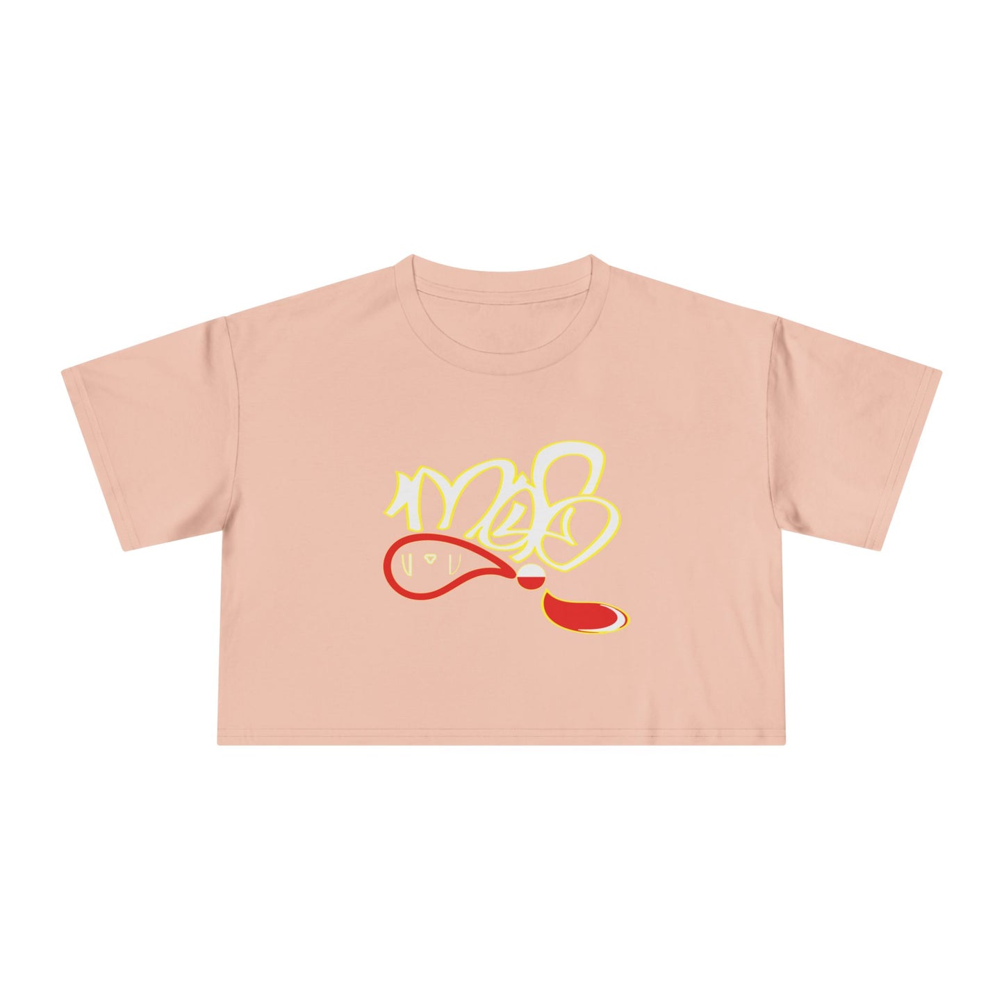 Vibrant Women's Crop Tee with Inspirational Design - Perfect for Casual Outfits, Gifts, Summer Wear, Festivals, and Celebrations