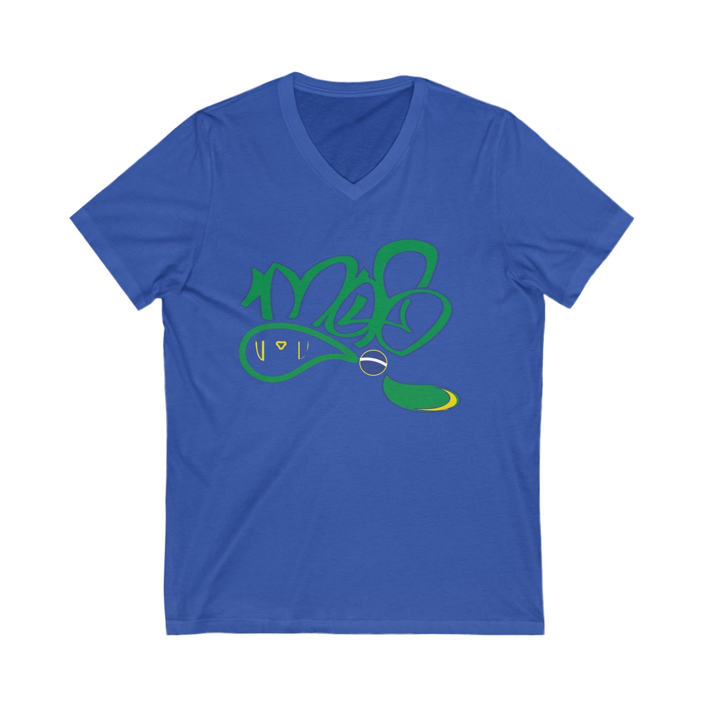Stylish Unisex V-Neck Tee with Unique Design, Casual Wear, Graphic T-Shirt, Streetwear, Gift for Him/Her, Summer Fashion