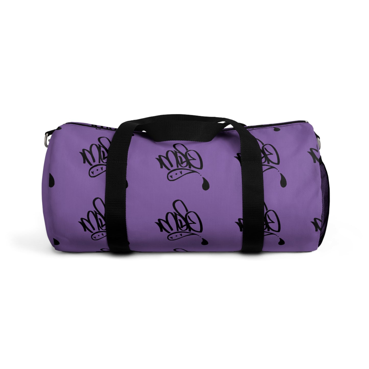 Purple Graffiti Duffel Bag – Stylish Gym Bag, Weekend Travel Tote, Unique Sports Bag, Custom Artwork Carryall, Trendy Luggage