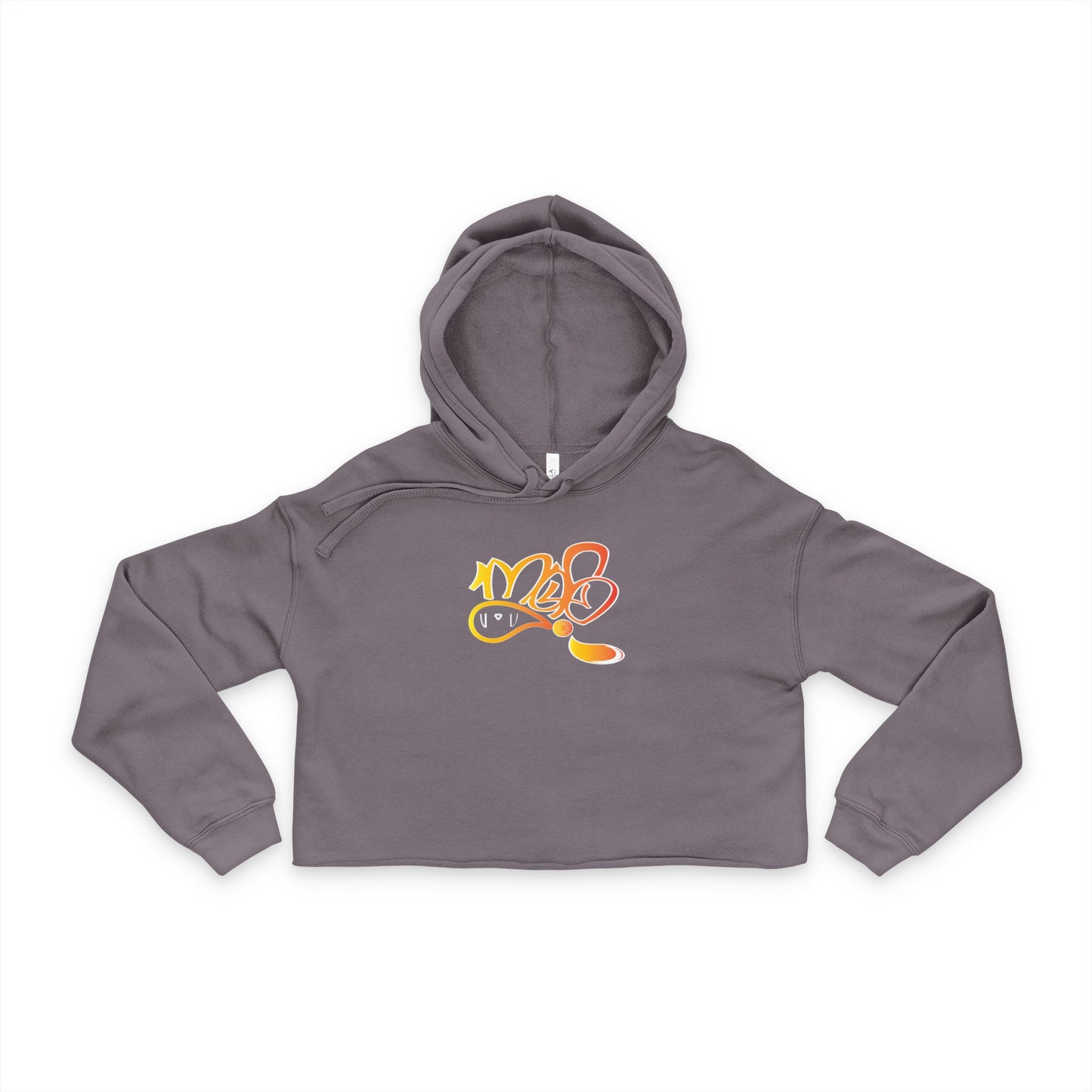 Trendy Women's Cropped Hoodie with Colorful Design, Stylish Sweatshirt for Casual Wear, Gift for Friends, Summer Fashion