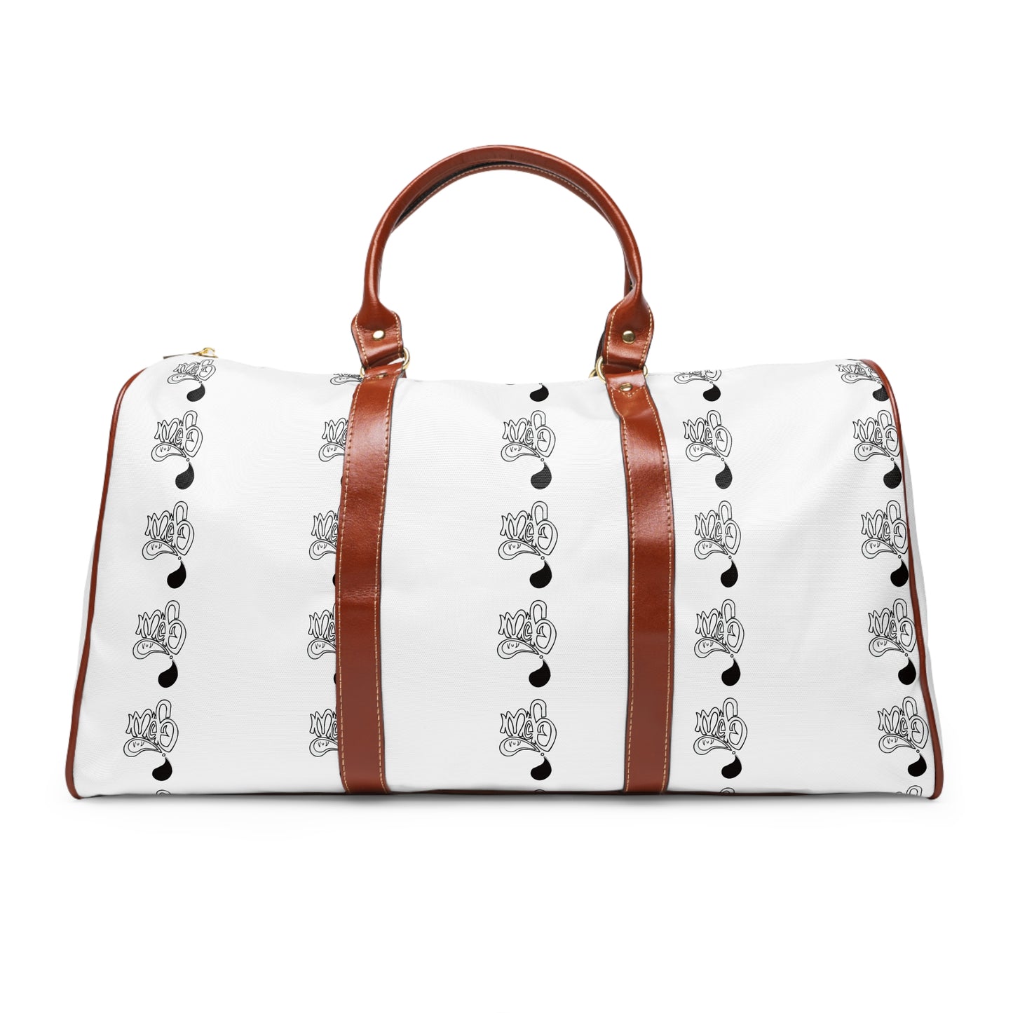 Stylish Waterproof Travel Bag, Music-Themed Duffel, Weekender Bag, Perfect for Travel, Concerts, and Getaways