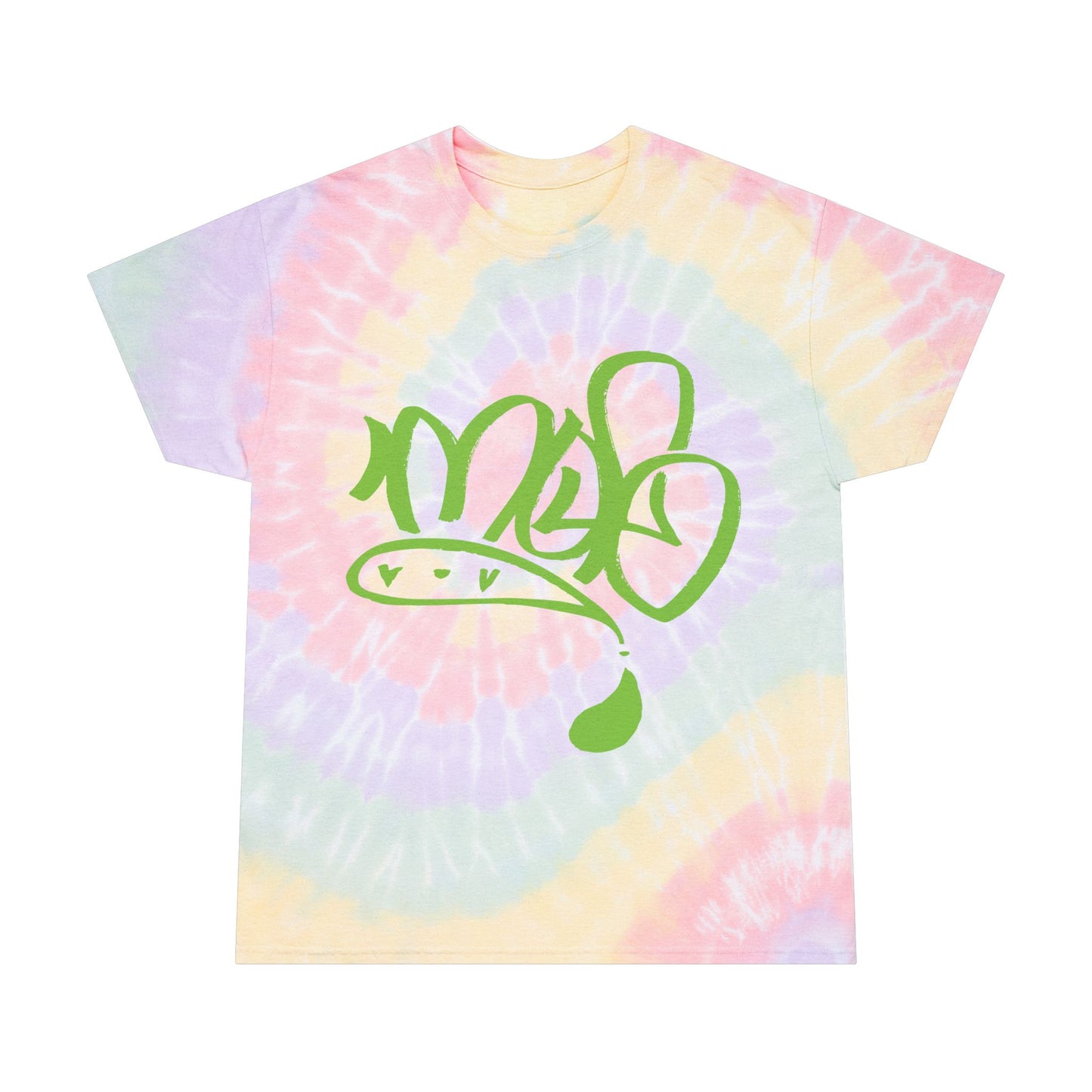 Spiral Tie-Dye Tee, Pastel Vibes, Casual Summer Tee, Retro Graphic T-Shirt, Festival Wear, Unisex Tie-Dye Top, Unique Graphic Tee