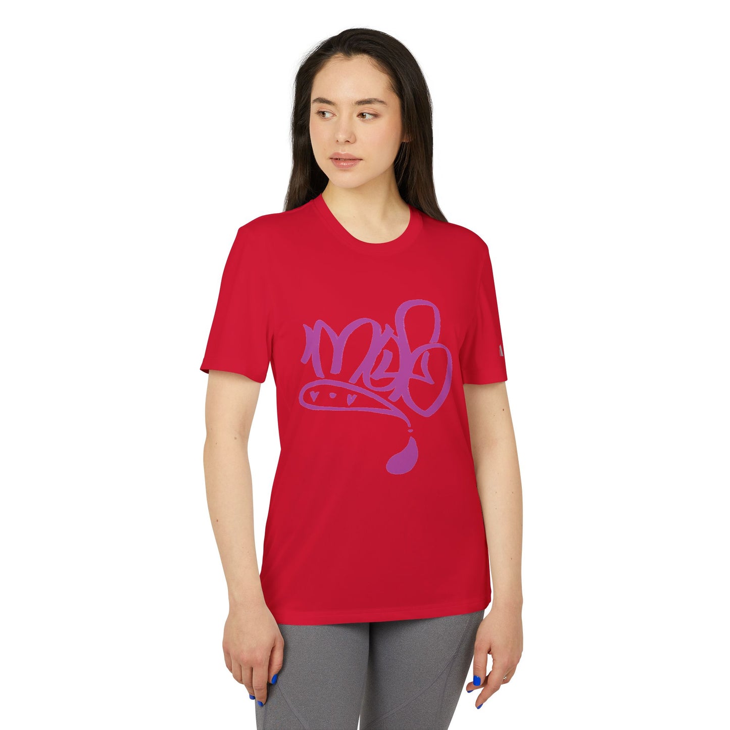 Unisex Sport T-shirt with Graffiti Design, Athletic Shirt, Casual Wear, Fitness Outfit, Trendy Workout Tee