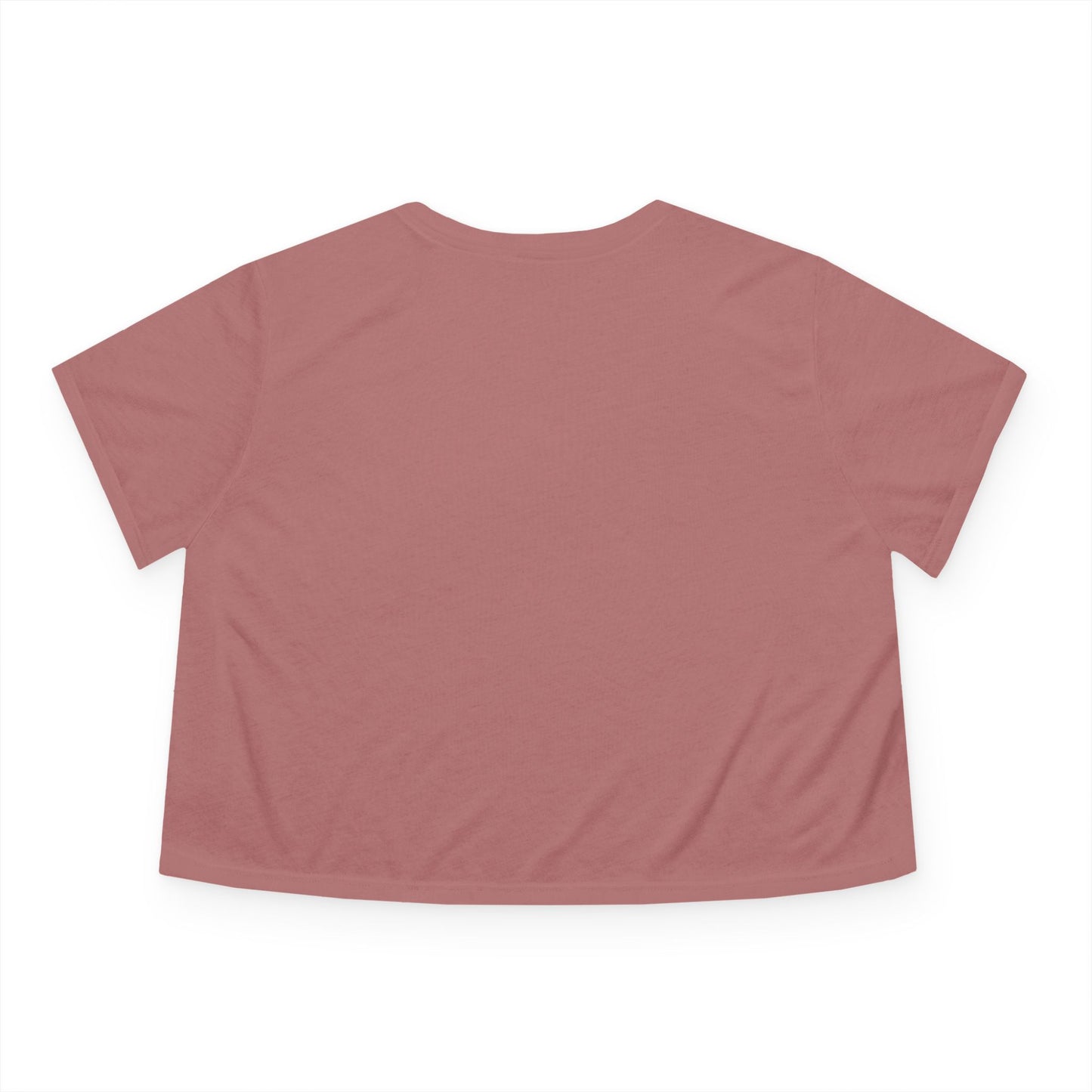 Stylish Women's Flowy Cropped Tee with Pink Design, Casual Wear, Summer Top, Gift for Her, Beach Style, Everyday Comfort