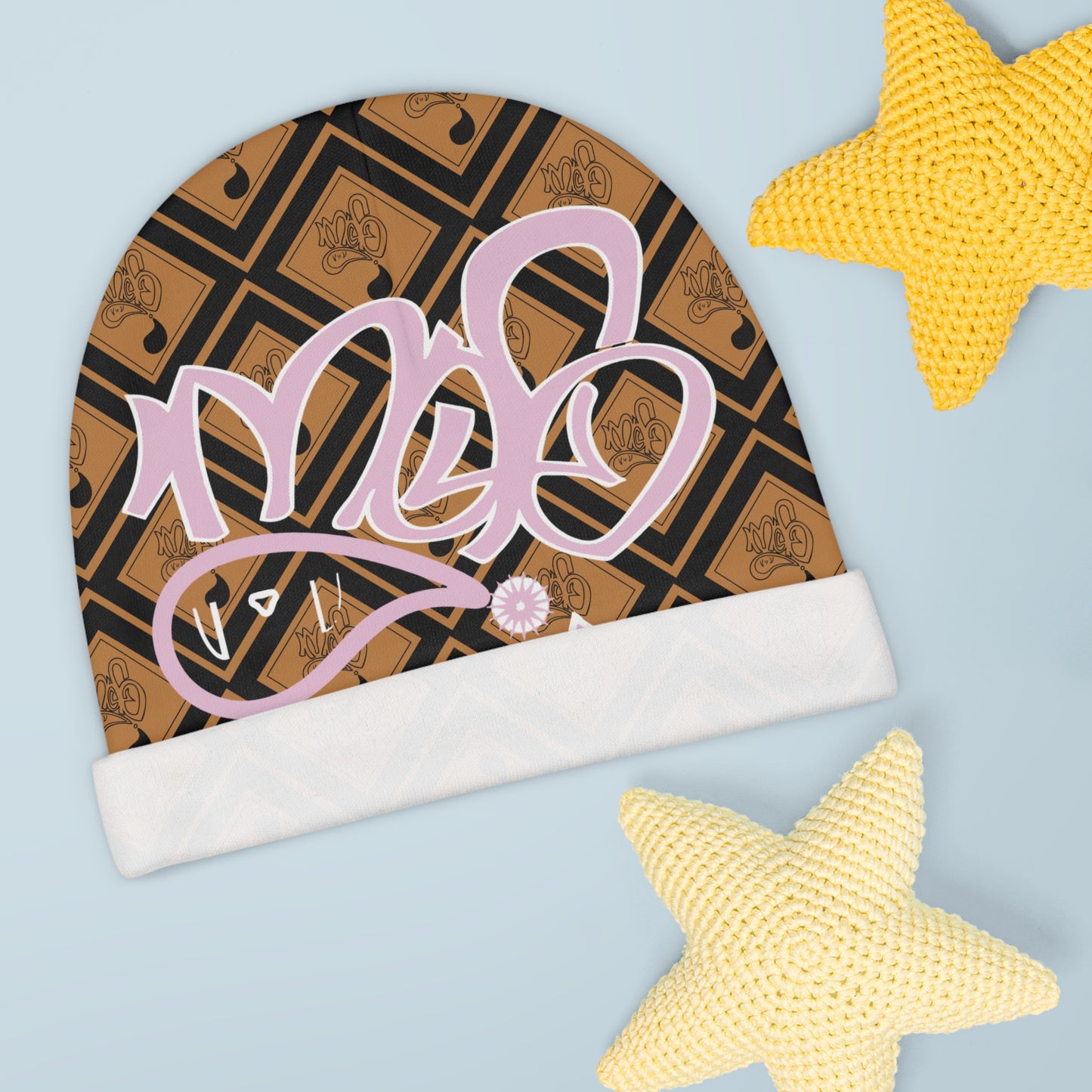 Stylish Baby Beanie - Trendy Infant Hat, Ideal for Baby Showers, Newborn Gifts, Winter Wear, Playdates, and Fashionable Outings