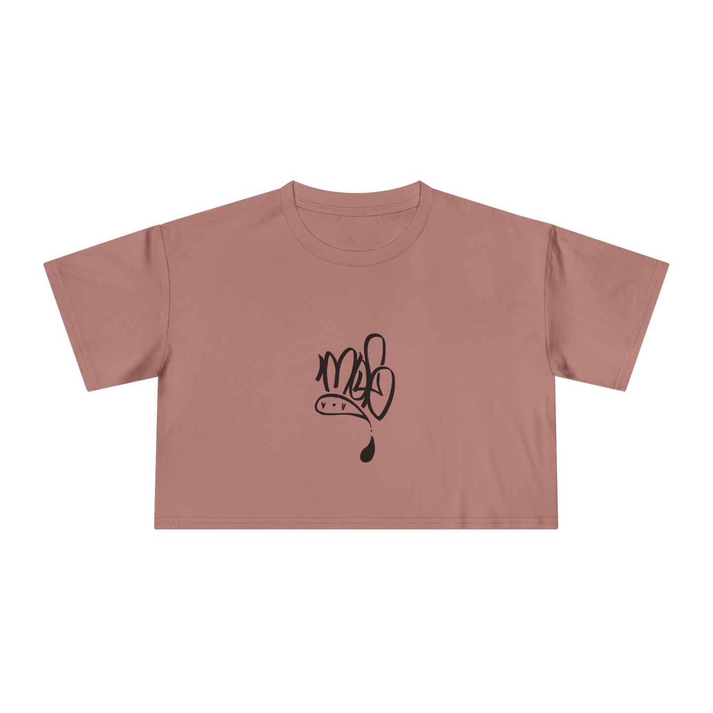 Trendy Women's Crop Tee with Unique Design, Casual Summer Top, Streetwear, Gift for Her, Graphic Tee