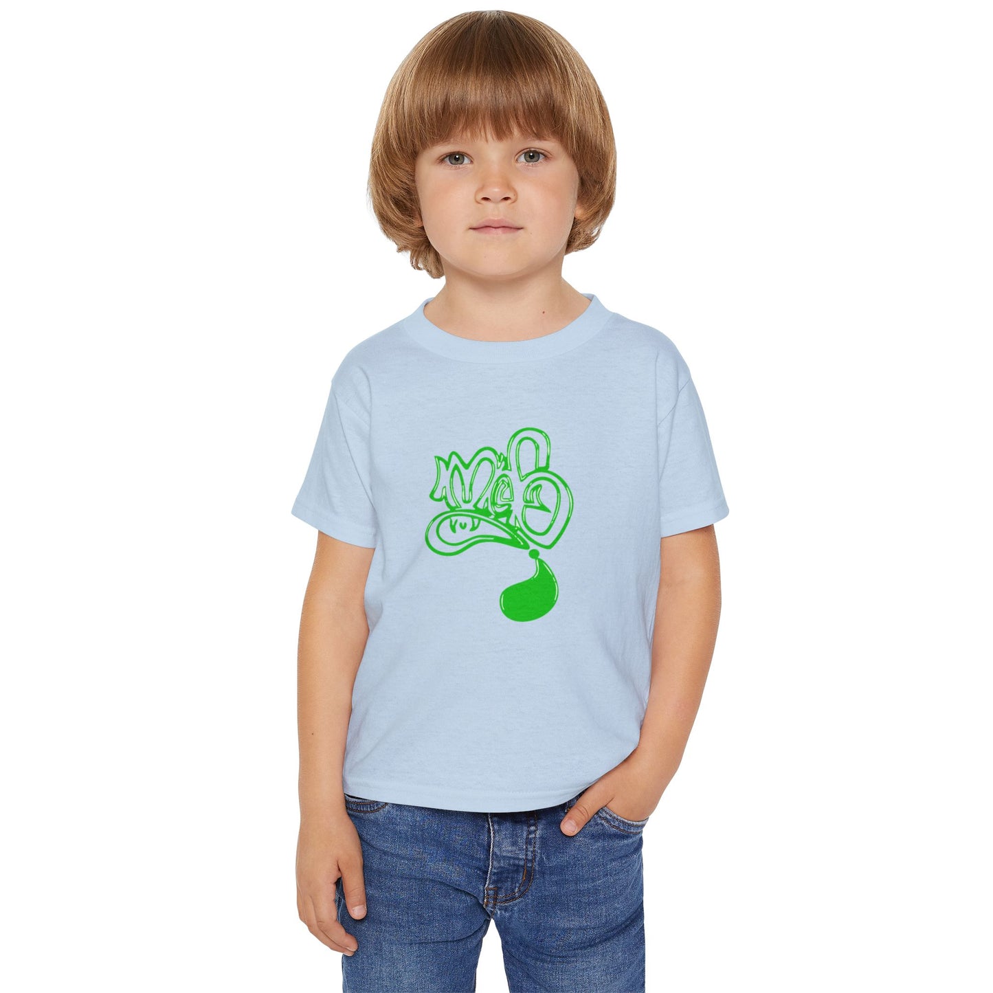 Vibrant Toddler Tee - Fun Graffiti Design, Perfect for Playdates, Gifts, Birthdays, Artsy Kids, Everyday Wear