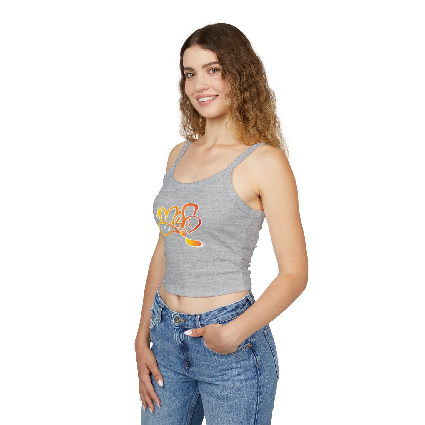 Stylish Women's Spaghetti Strap Tank Top | Trendy Summer Top, Casual Wear, Beach Vacation, Graphic Design, Gift for Her