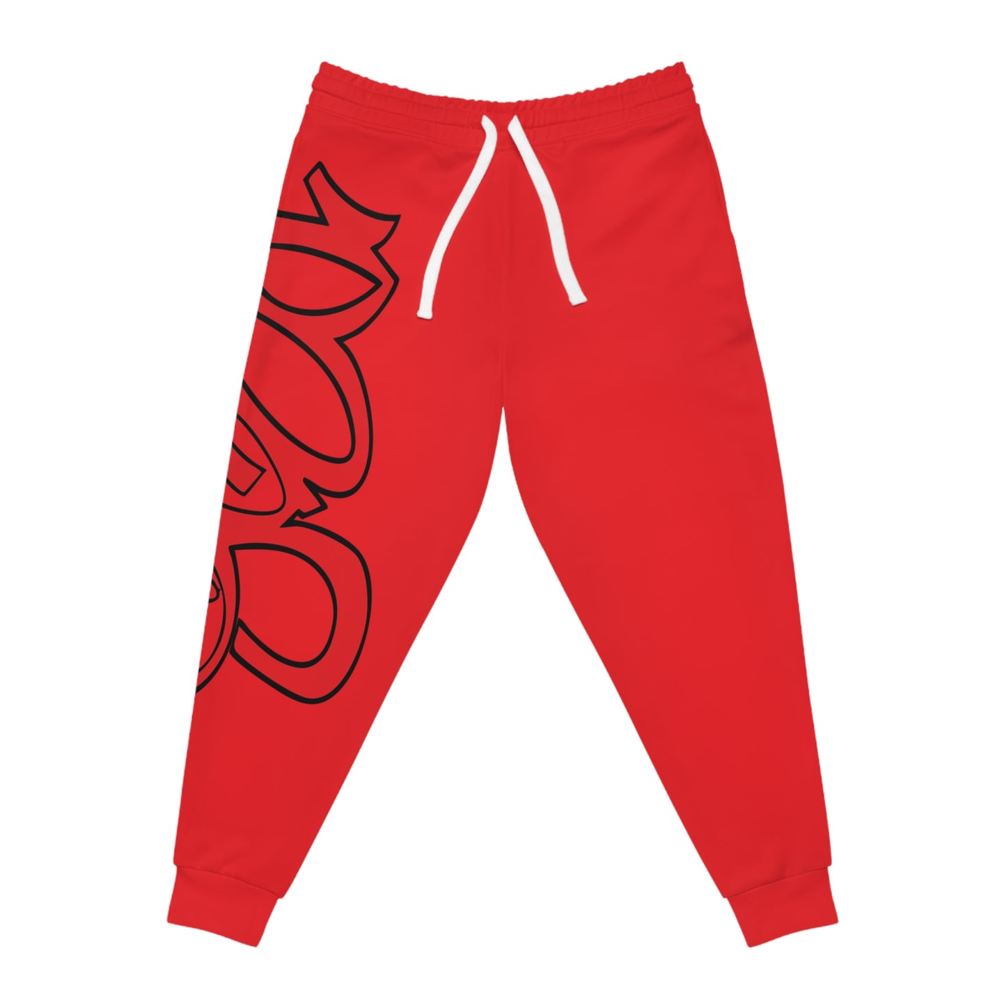 Stylish Red Athletic Joggers, Trendy Sports Pants, Comfortable Workout Trousers, Gym Apparel, Casual Activewear