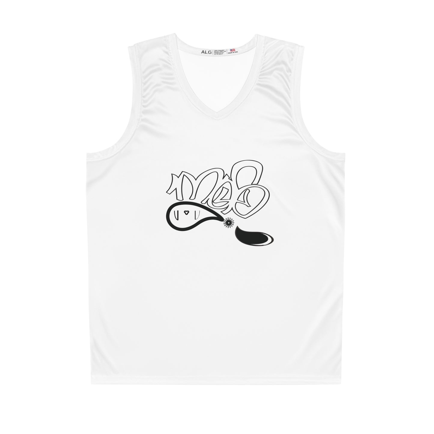 Street Art Basketball Jersey, AOP Sportswear, Urban Style Athletic Tank Top, Perfect for Gamers, Summer Sports and Street Fashion