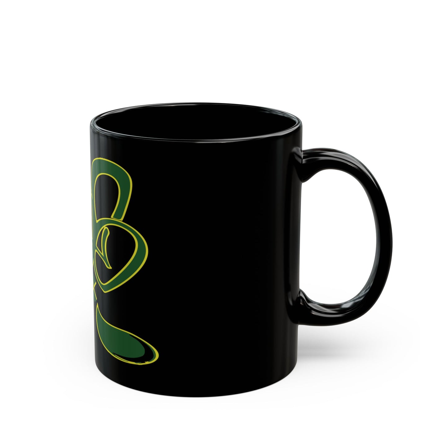 Vibrant Graffiti Black Mug - Perfect Gift for Art Lovers, Coffee Enthusiasts, Birthdays, and Home Decor