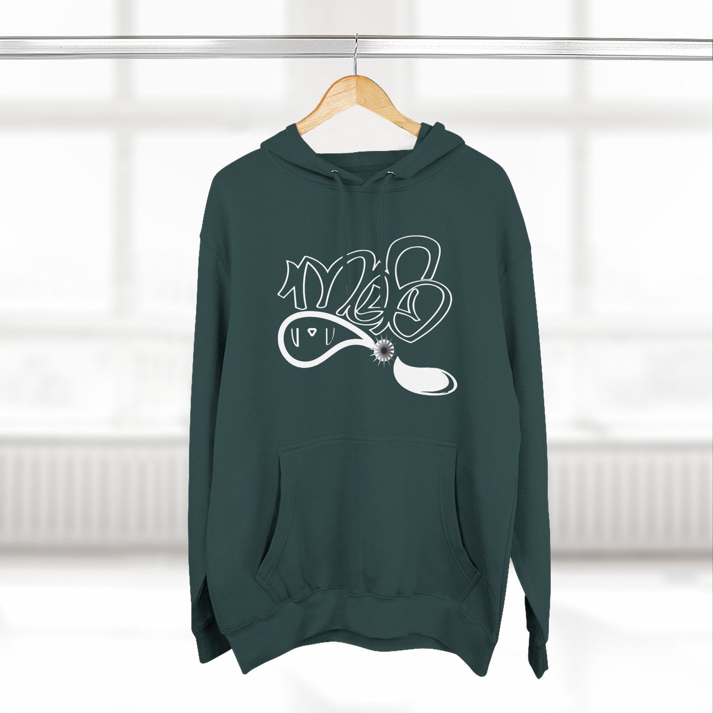 Stylish Graphic Fleece Hoodie for Cozy Chillin', Casual Wear, Gift for Him or Her, Youth Streetwear, Everyday Comfort Apparel