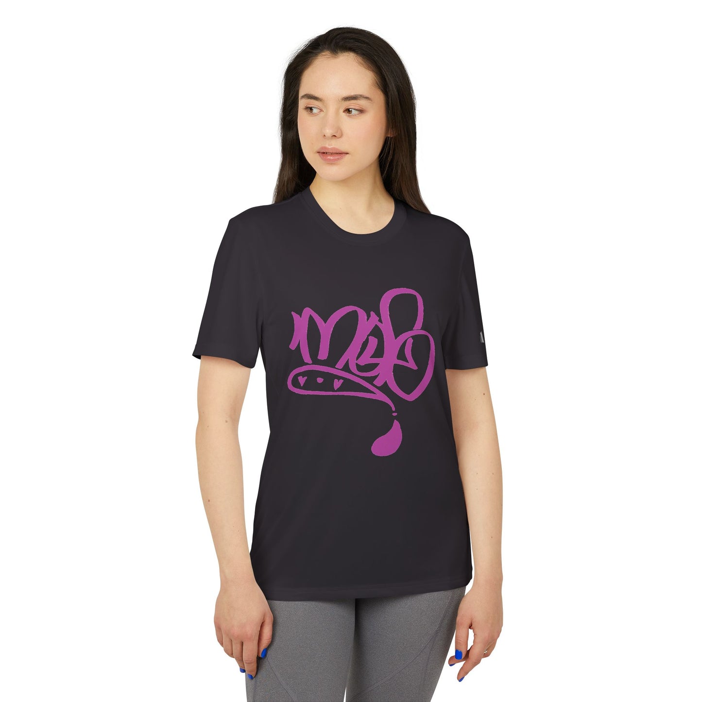 Unisex Sport T-shirt with Graffiti Design, Athletic Shirt, Casual Wear, Fitness Outfit, Trendy Workout Tee