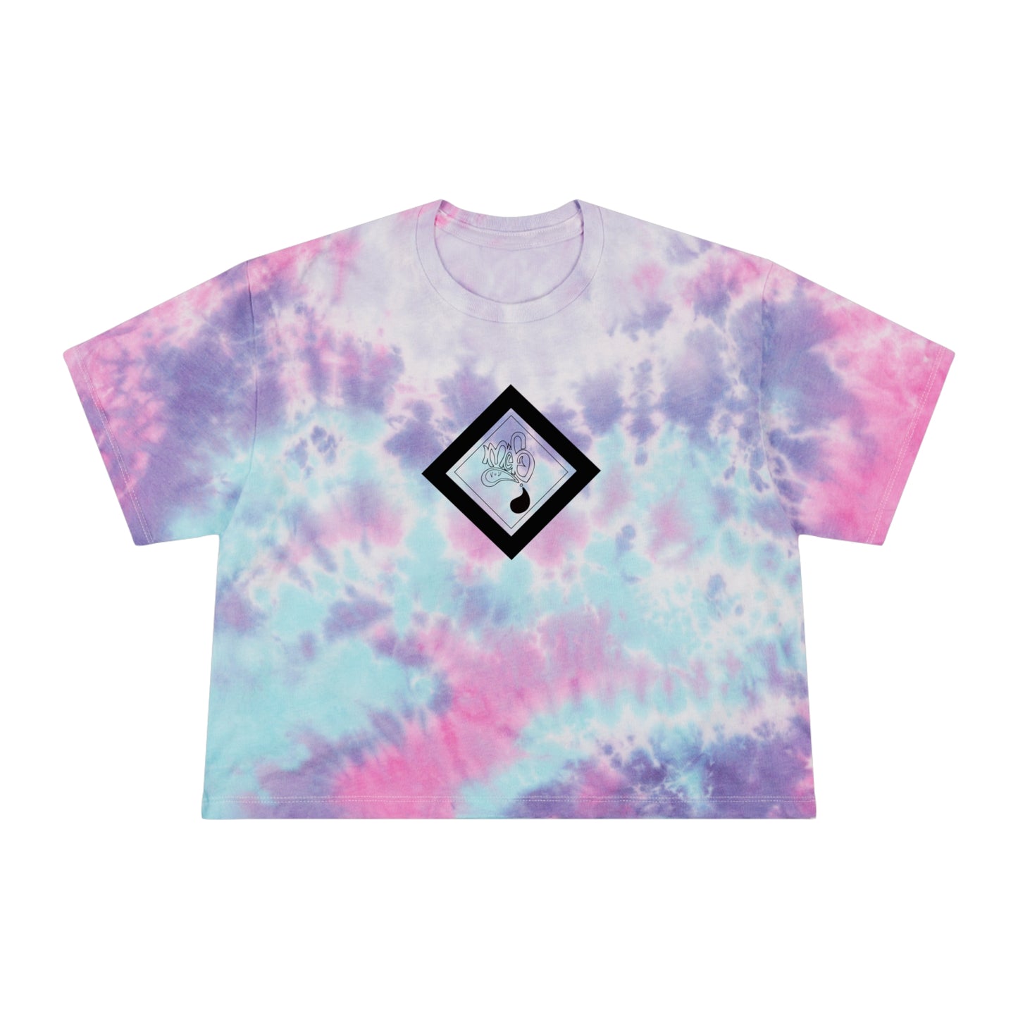 Chic Women's Tie-Dye Crop Tee - Stylish Summer Top, Trendy Streetwear, Casual Outfit, Festival Apparel, Beachwear