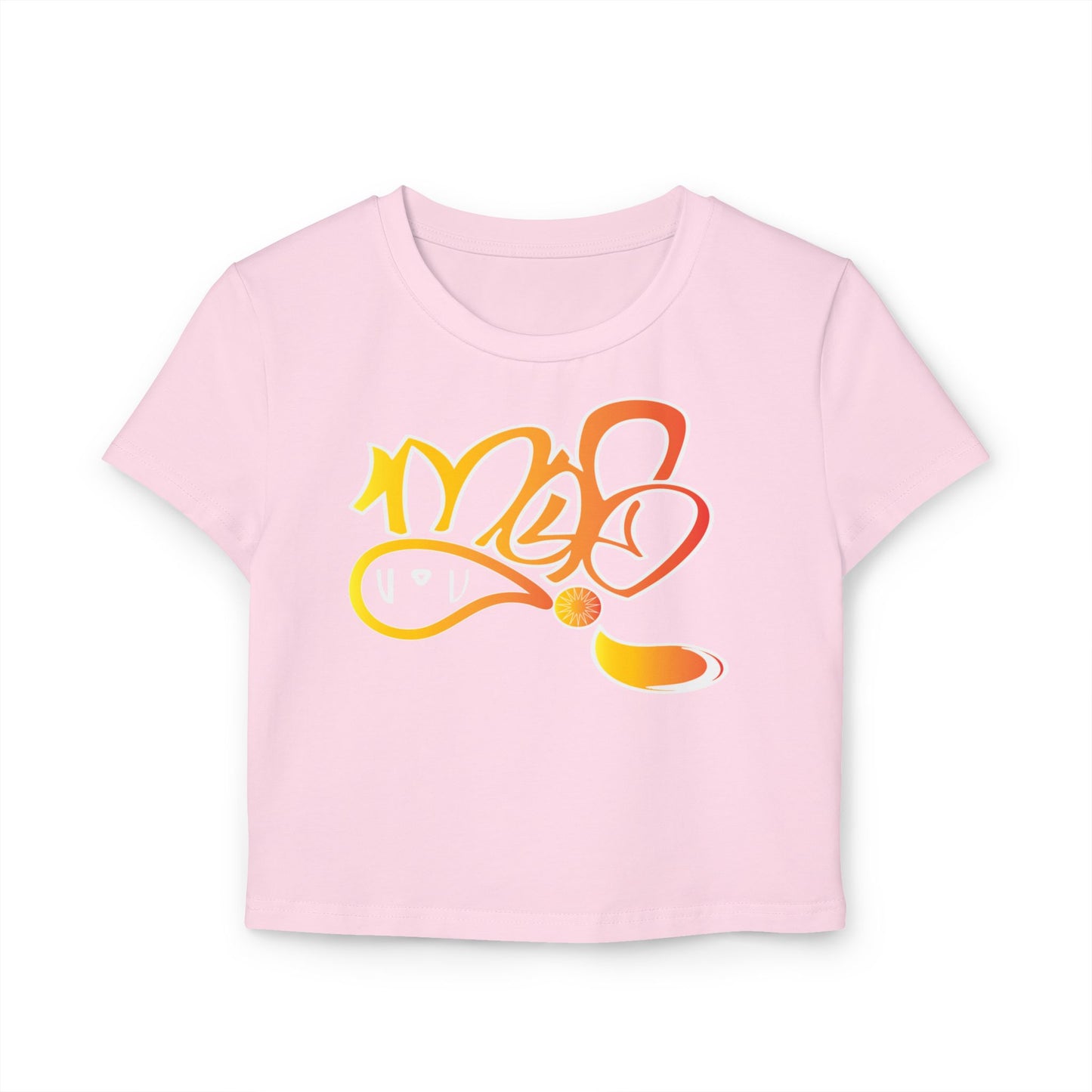 Trendsetting Women's Baby Tee, Cute Casual Top, Streetwear Tee, Unique Graphic Shirt, Gift for Her, Summer Outfits
