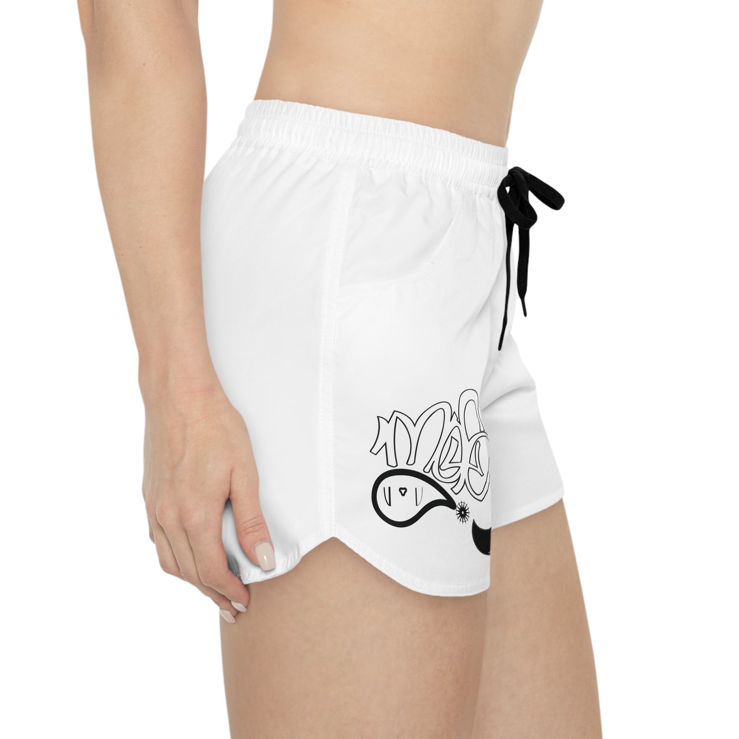 Women's Casual Shorts with Playful Design - Perfect for Summer, Beach Days, Relaxation, Gifts, Everyday Wear