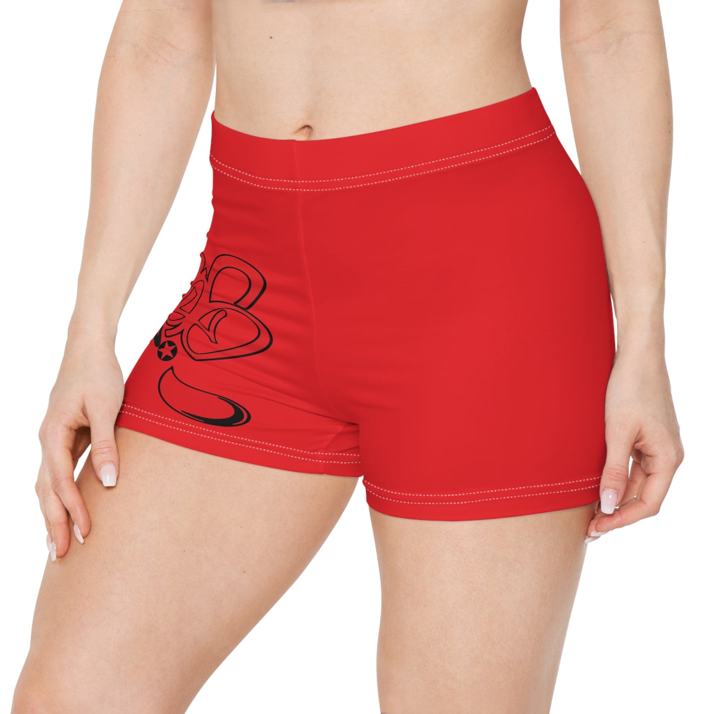 Vibrant Women's Active Shorts, Fun Workout Gear, Summer Beachwear, Sporty Casuals, Festival Essentials