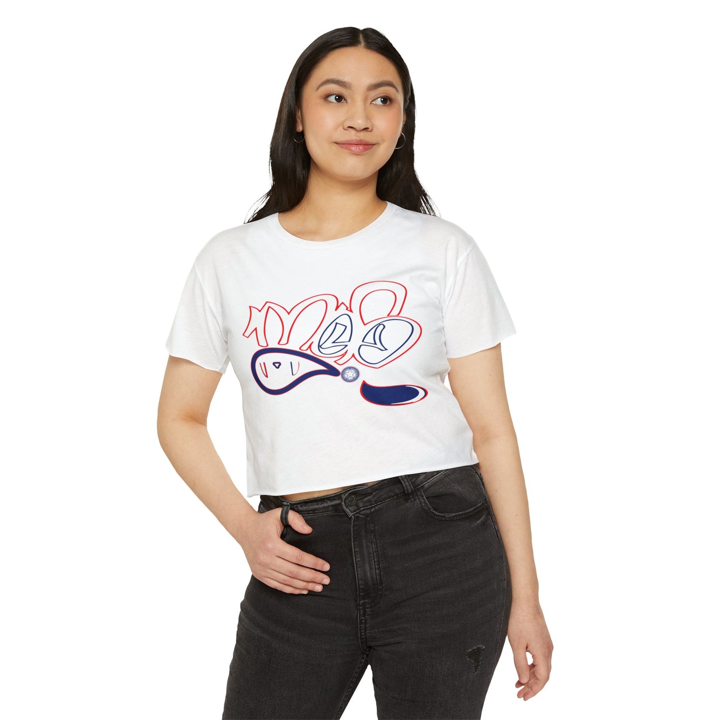 Festival Vibes Crop Top | Trendy Women's Summer Apparel, Perfect for Music Events, Outdoor Parties, Boho Style, Gift for Her