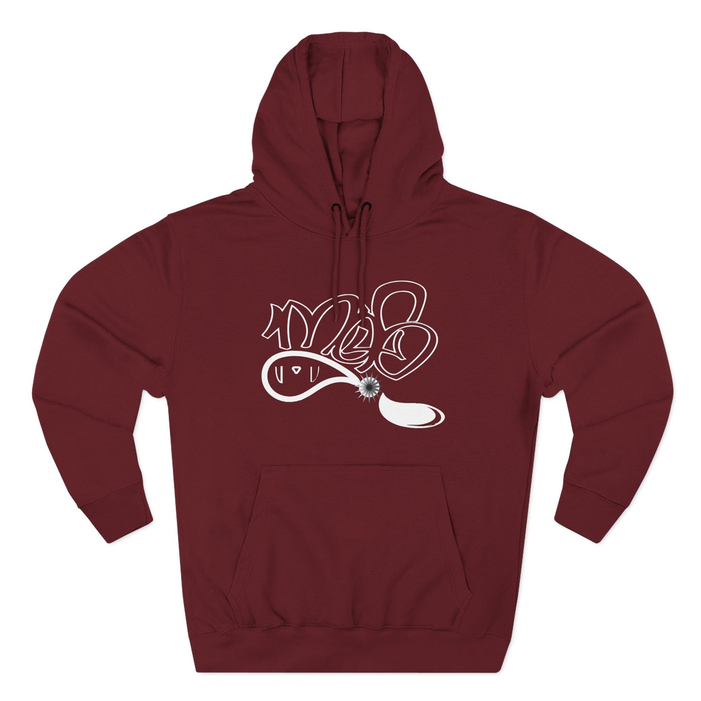 Stylish Graphic Fleece Hoodie for Cozy Chillin', Casual Wear, Gift for Him or Her, Youth Streetwear, Everyday Comfort Apparel