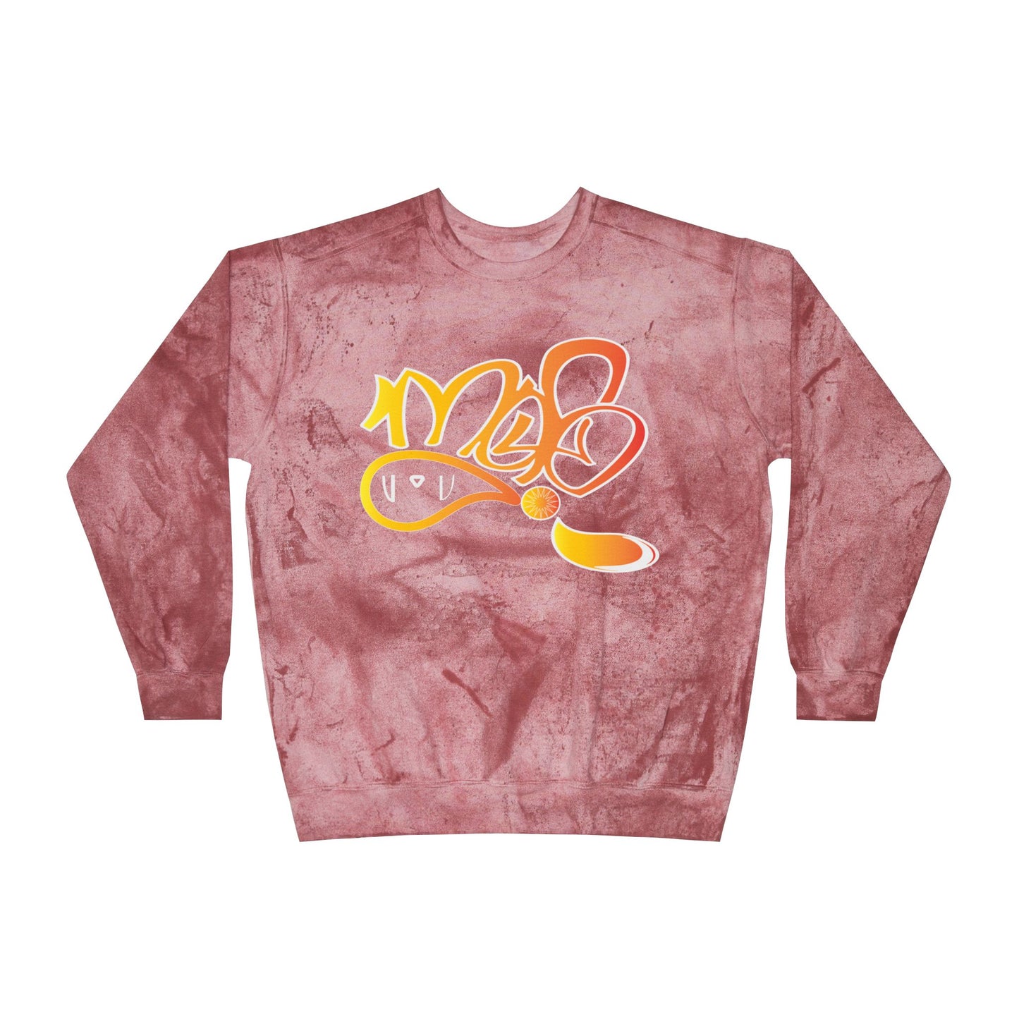 Unisex Color Splash Sweatshirt, Graffiti Style Crewneck, Cozy Streetwear, Trendy Gift for Him/Her, Casual Outfit, Art Lovers