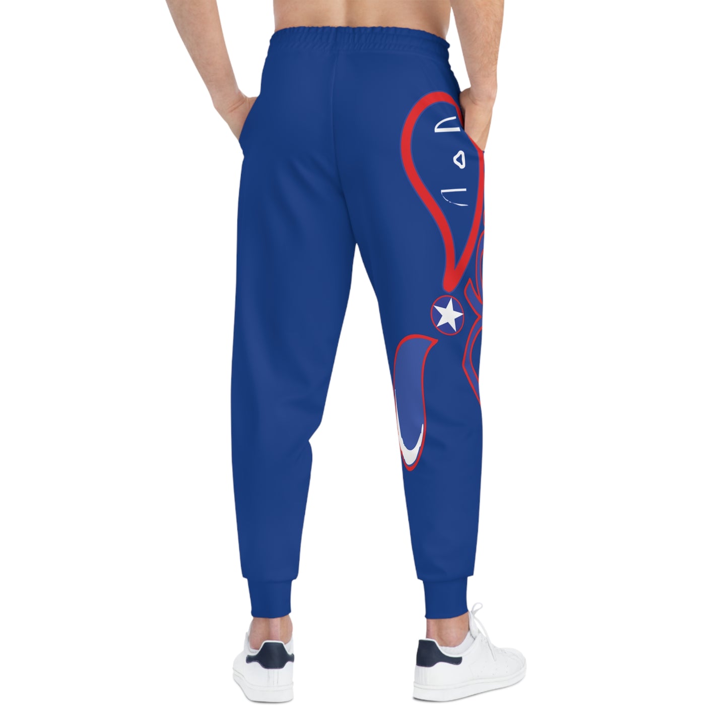 Athletic Joggers with Bold Graphic Design for Comfort, Running, or Relaxing