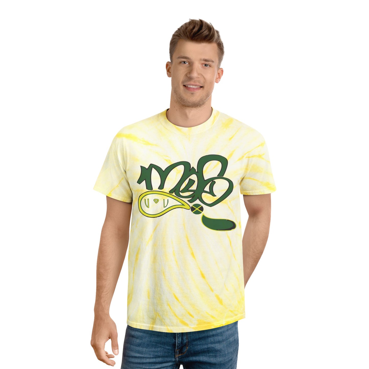 Tie-Dye Tee, Vibrant Cyclone Design for Summer Fun, Casual Wear, Gift for Friends, Music Festivals, Beach Days