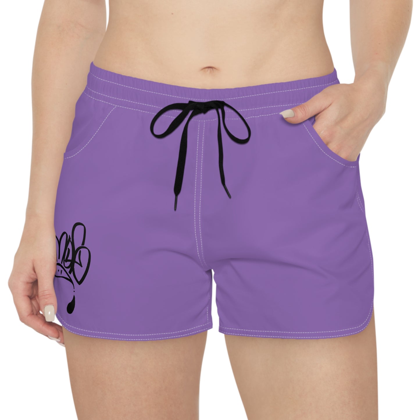 Lightweight Women's Casual Shorts, Fun Beach Shorts, Summer Activewear, Comfy Lounge Shorts, Unique Gift for Her