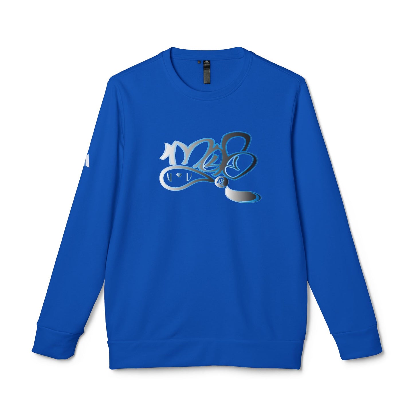 Adidas Unisex Fleece Crewneck Sweatshirt - Stylish Comfort with Unique Graphic Design