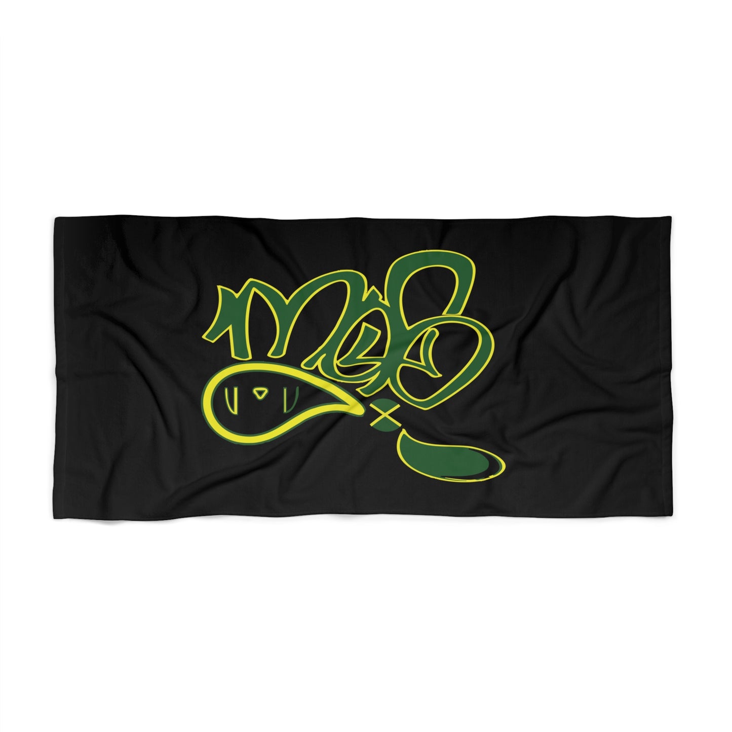 Beach Towel with Unique Graffiti Design - Perfect for Summer, Pool Days, and Gifts