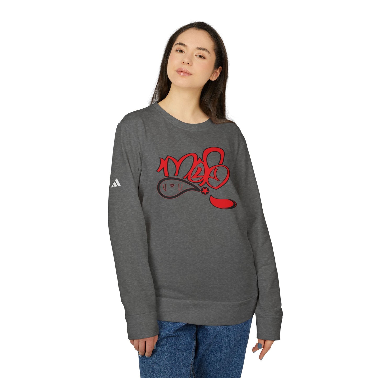 Stylish Urban Sweatshirt, Graffiti Crewneck, Streetwear Apparel, Unisex Fashion, Cozy Casual Outfit, Perfect Gift for Him or Her