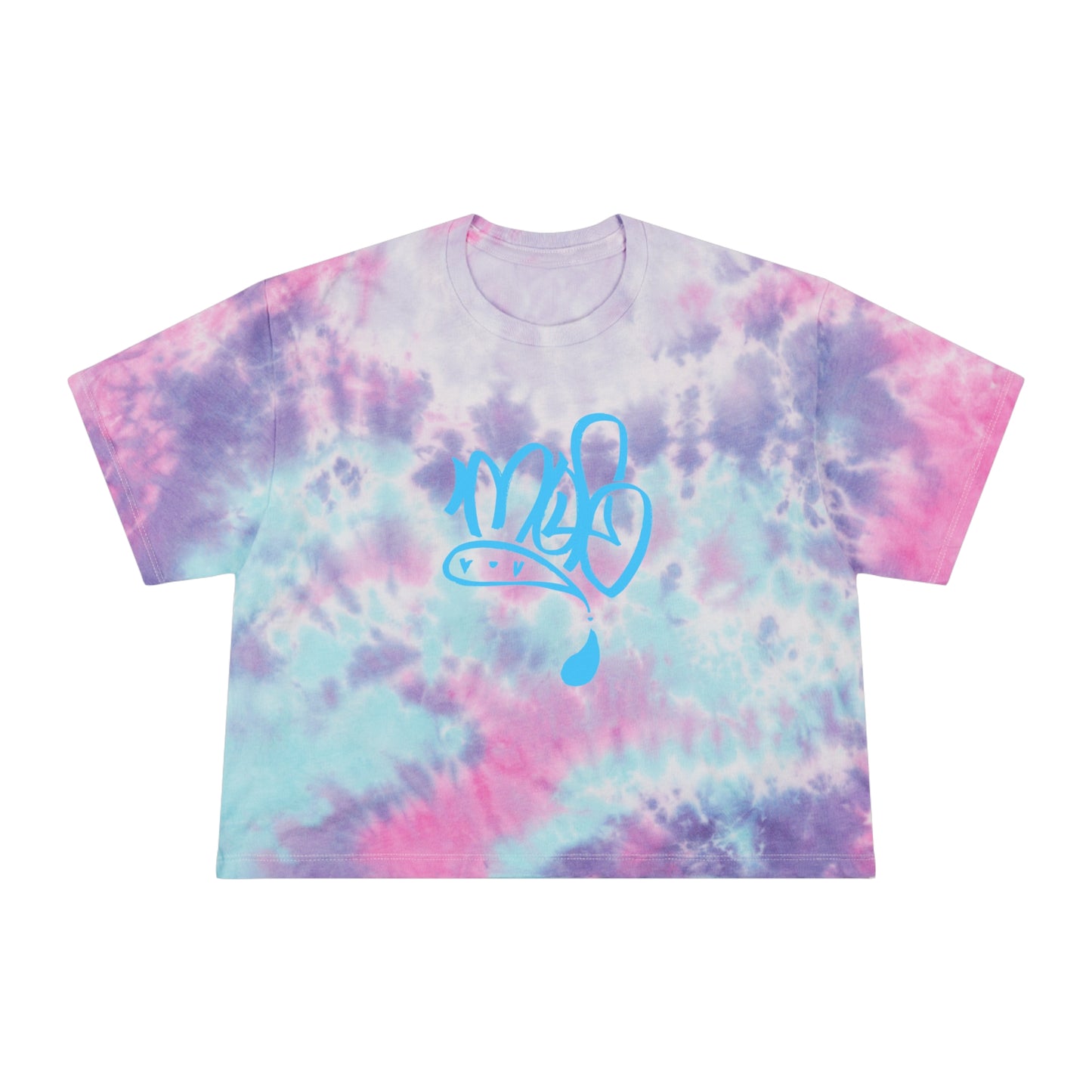 Women's Tie-Dye Crop Tee - Boho Summer Top, Beachwear, Casual Style, Festival Outfit, Gift for Her, Vacation Essential