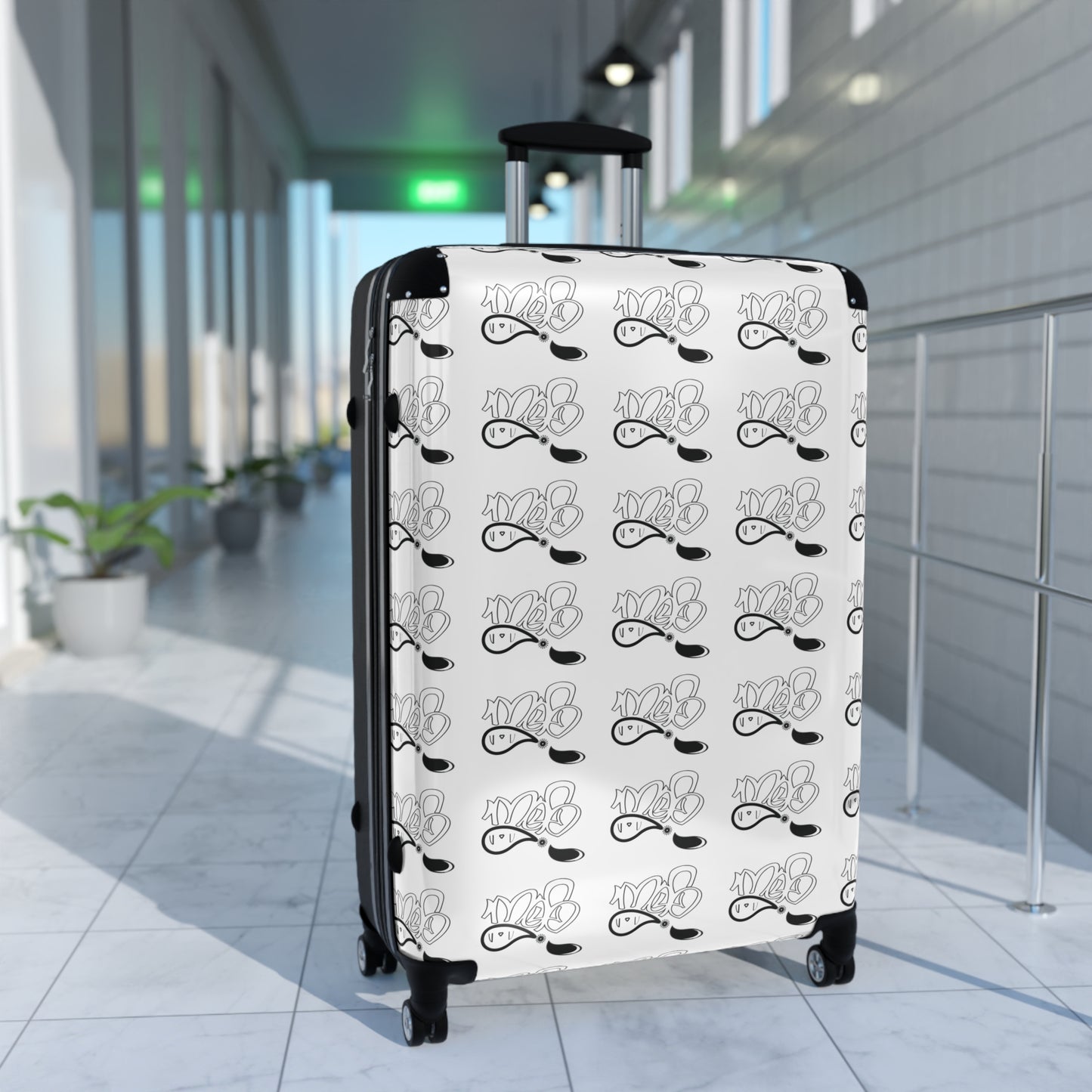 Stylish Travel Suitcase with Fun Design, Luggage for Adventure Seekers, Unique Carry-On, Vacation Essential, Gift for Travelers