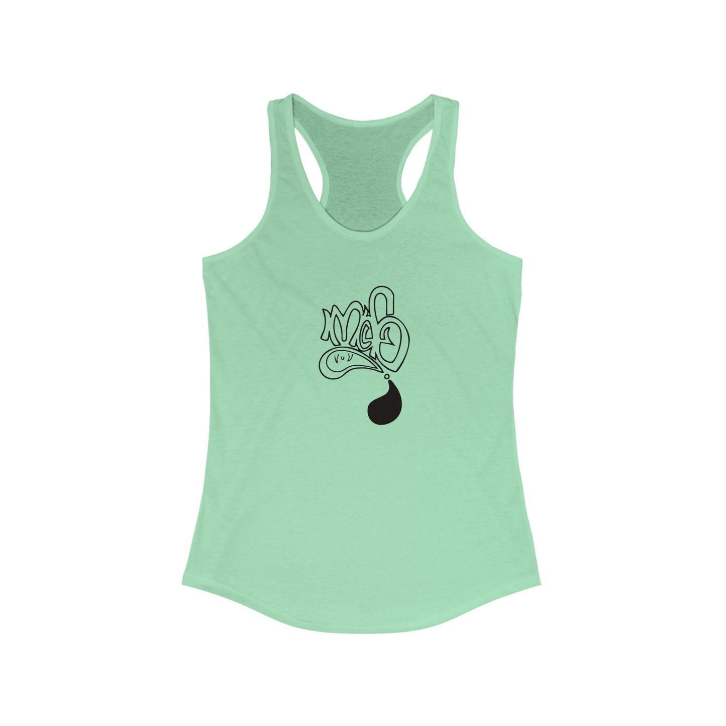 Stylish Women's Racerback Tank for Summer Fun, Casual Wear, Workout Top, Graphic Tee, Festival Outfit