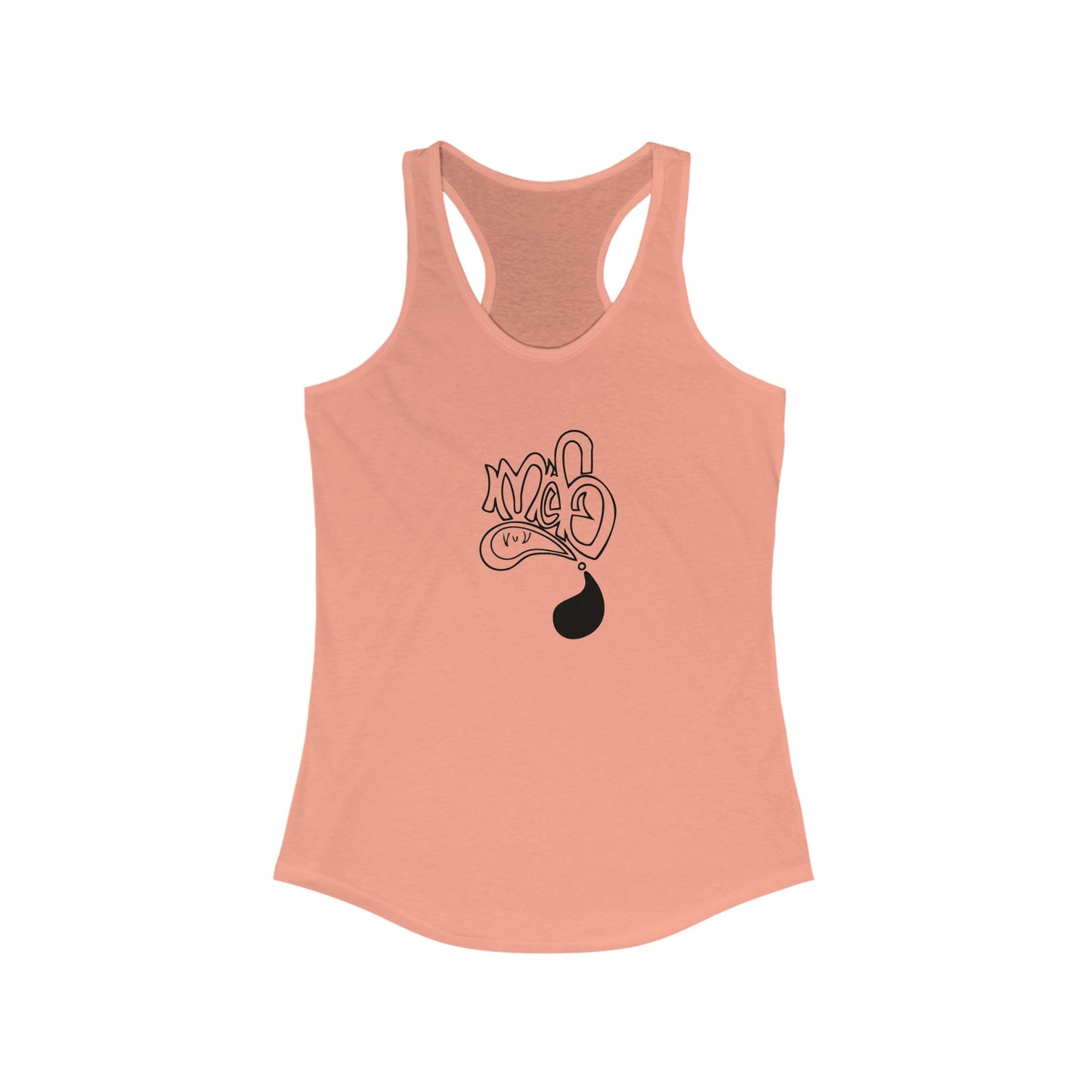 Stylish Women's Racerback Tank for Summer Fun, Casual Wear, Workout Top, Graphic Tee, Festival Outfit