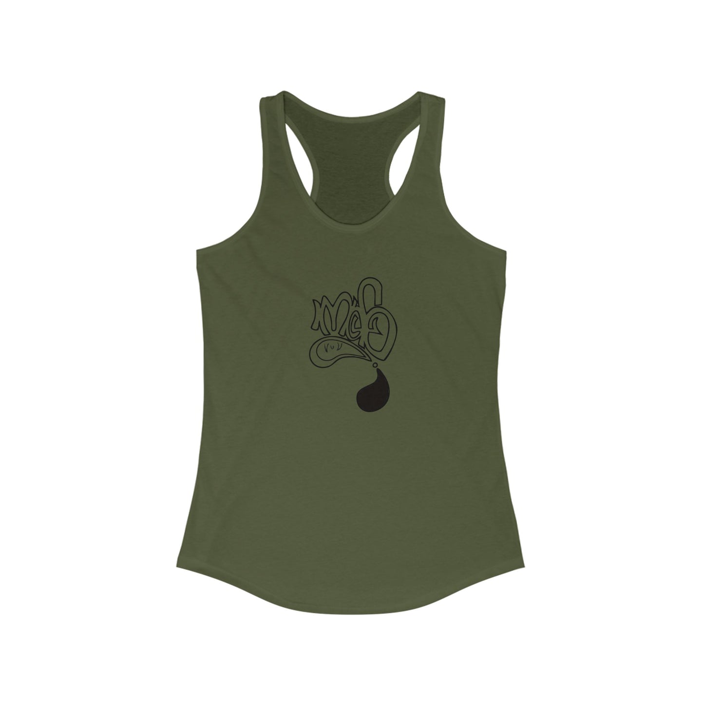Stylish Women's Racerback Tank for Summer Fun, Casual Wear, Workout Top, Graphic Tee, Festival Outfit